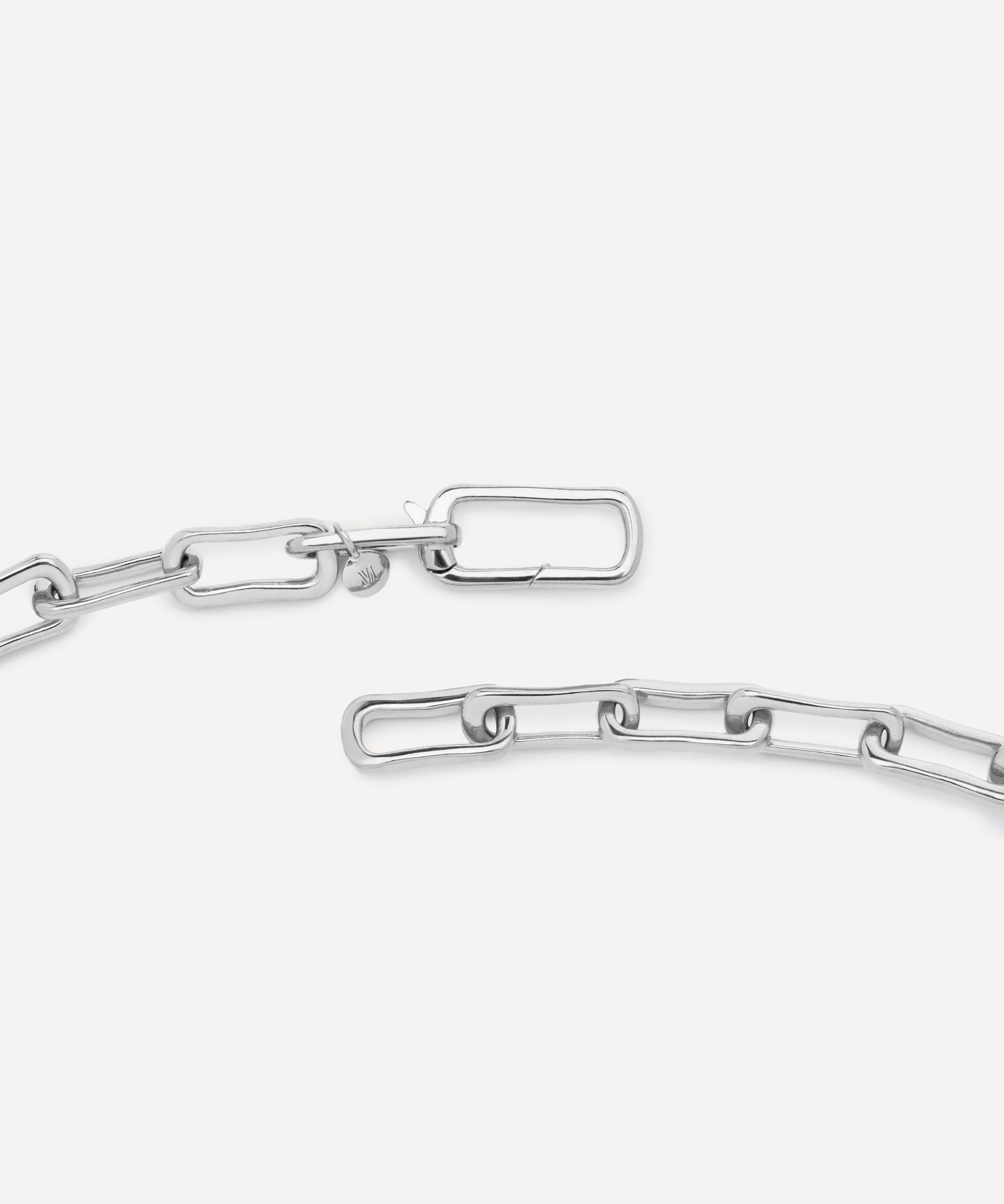 Monica Vinader - Sterling Silver Alta Mini Chain Necklace image number 3