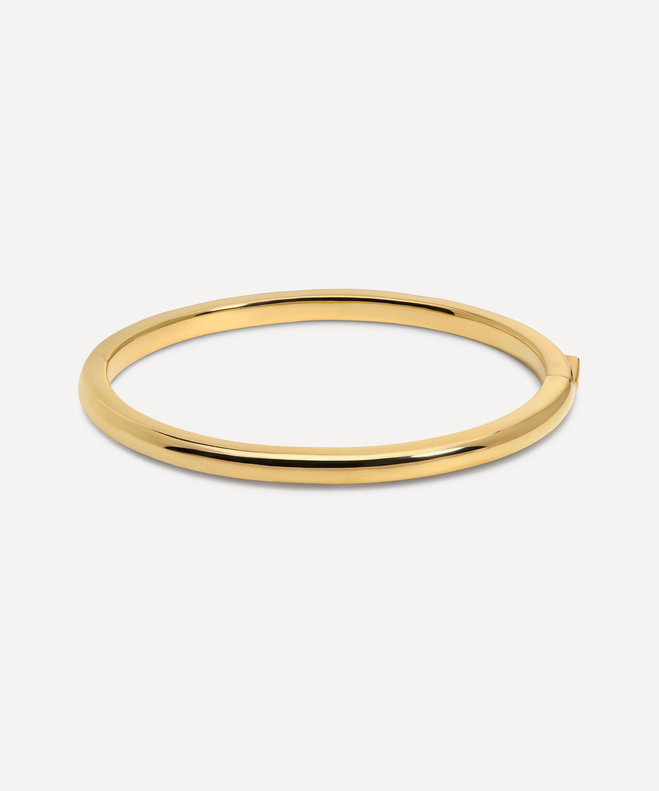 Monica Vinader - X Kate Young 18ct Gold-Plated Vermeil Silver Thin Bangle Bracelet