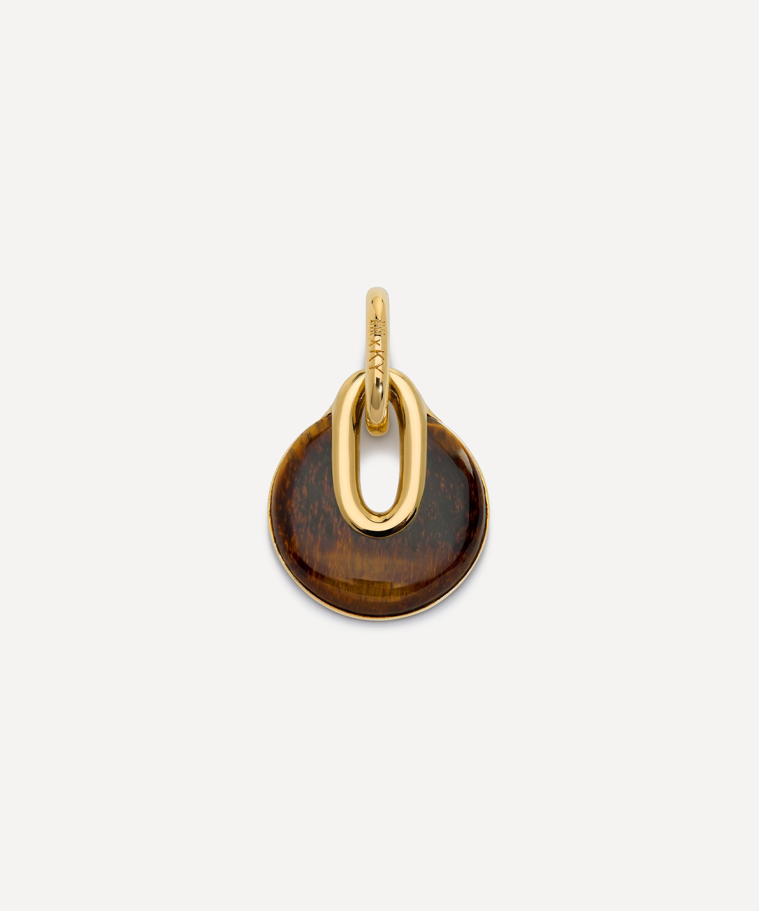 Monica Vinader - X Kate Young 18ct Gold-Plated Vermeil Silver Gemstone Pendant Charm image number 2
