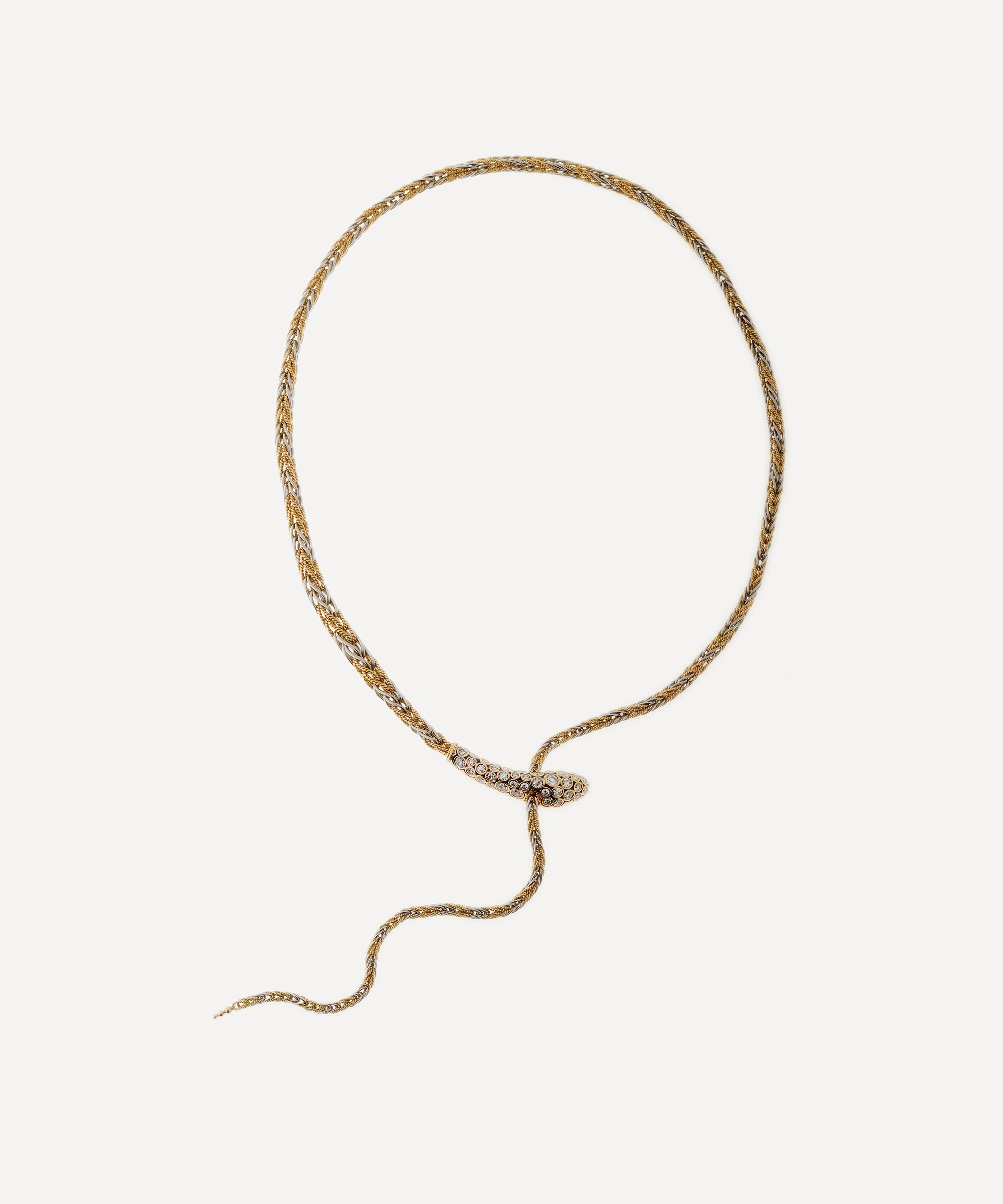 Selim Mouzannar - 18ct Gold Basilisk Diamond Necklace