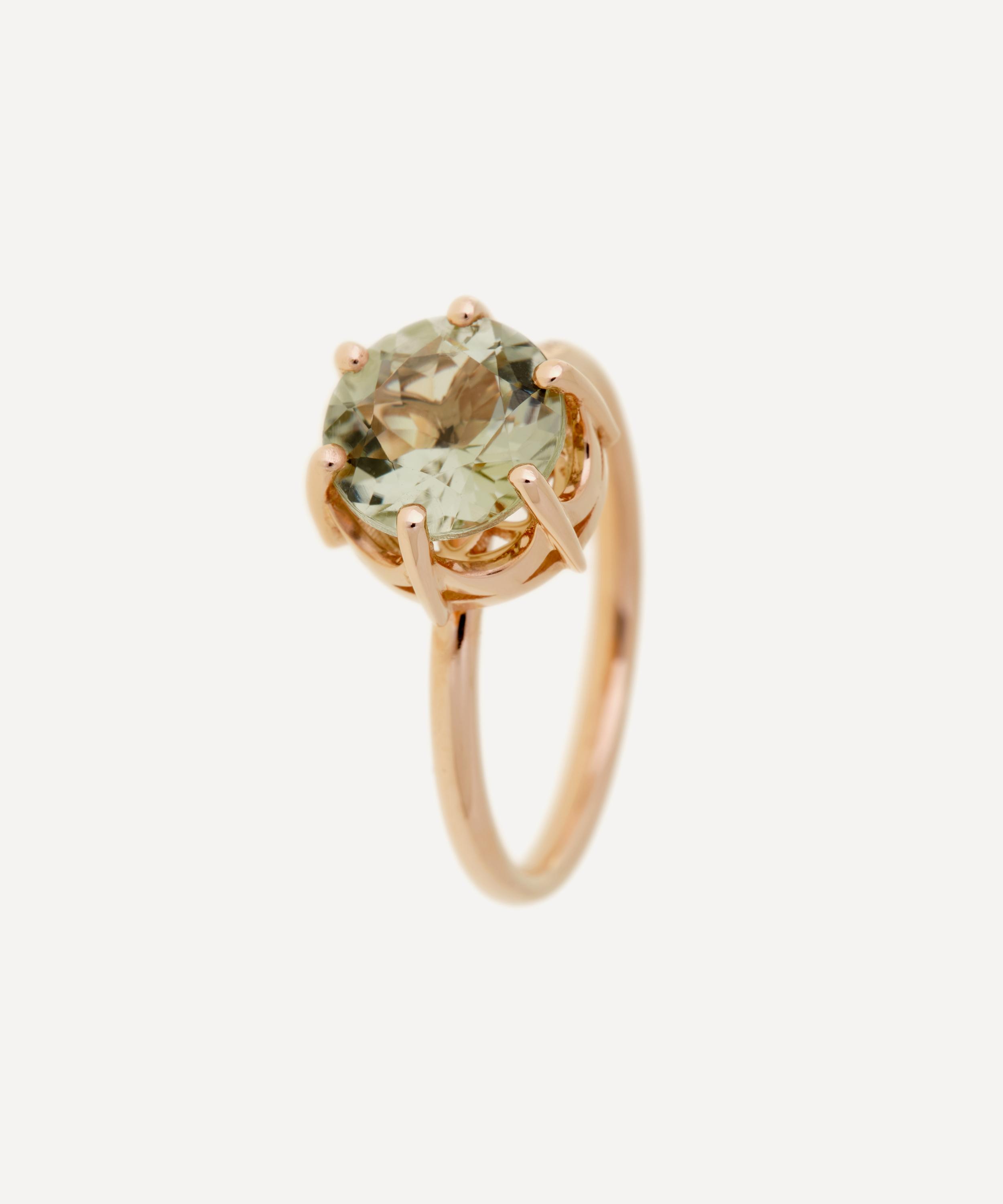 Selim Mouzannar - 18ct Rose Gold Green Tourmaline Ring