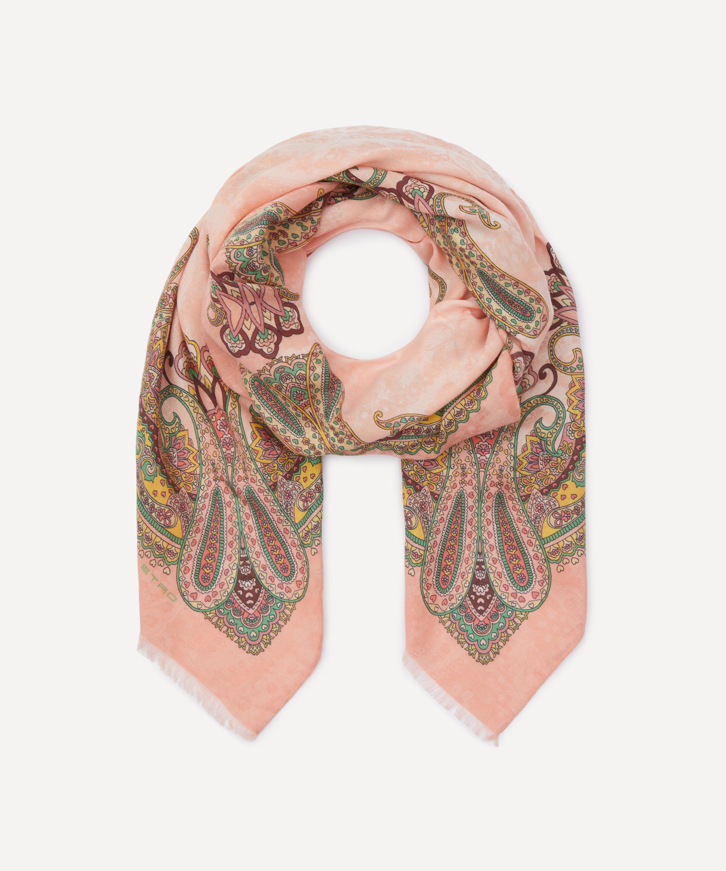 Etro - Boheme Paisley Jacquard Cotton-Blend Scarf image number 0