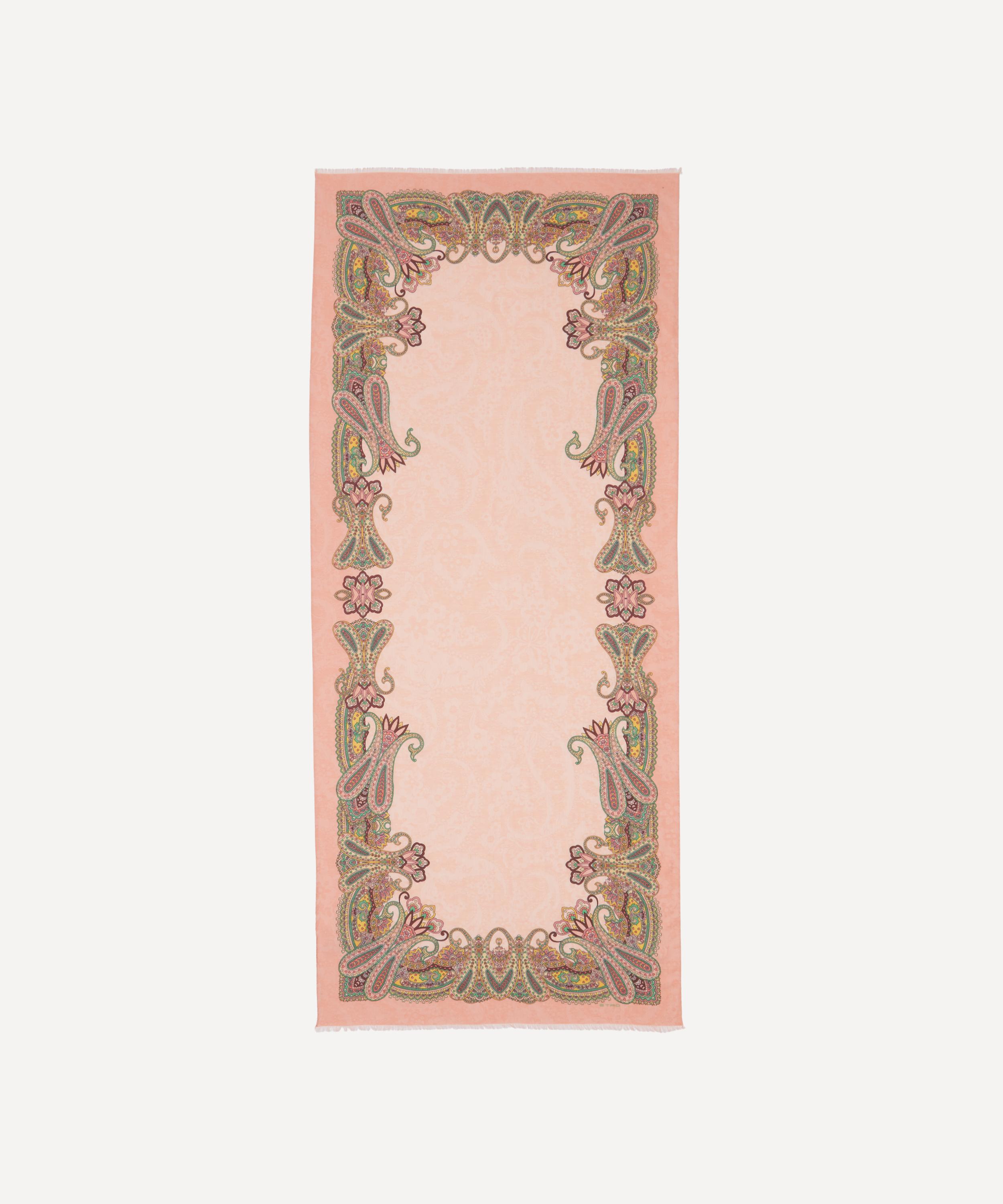 Etro - Boheme Paisley Jacquard Cotton-Blend Scarf image number 1