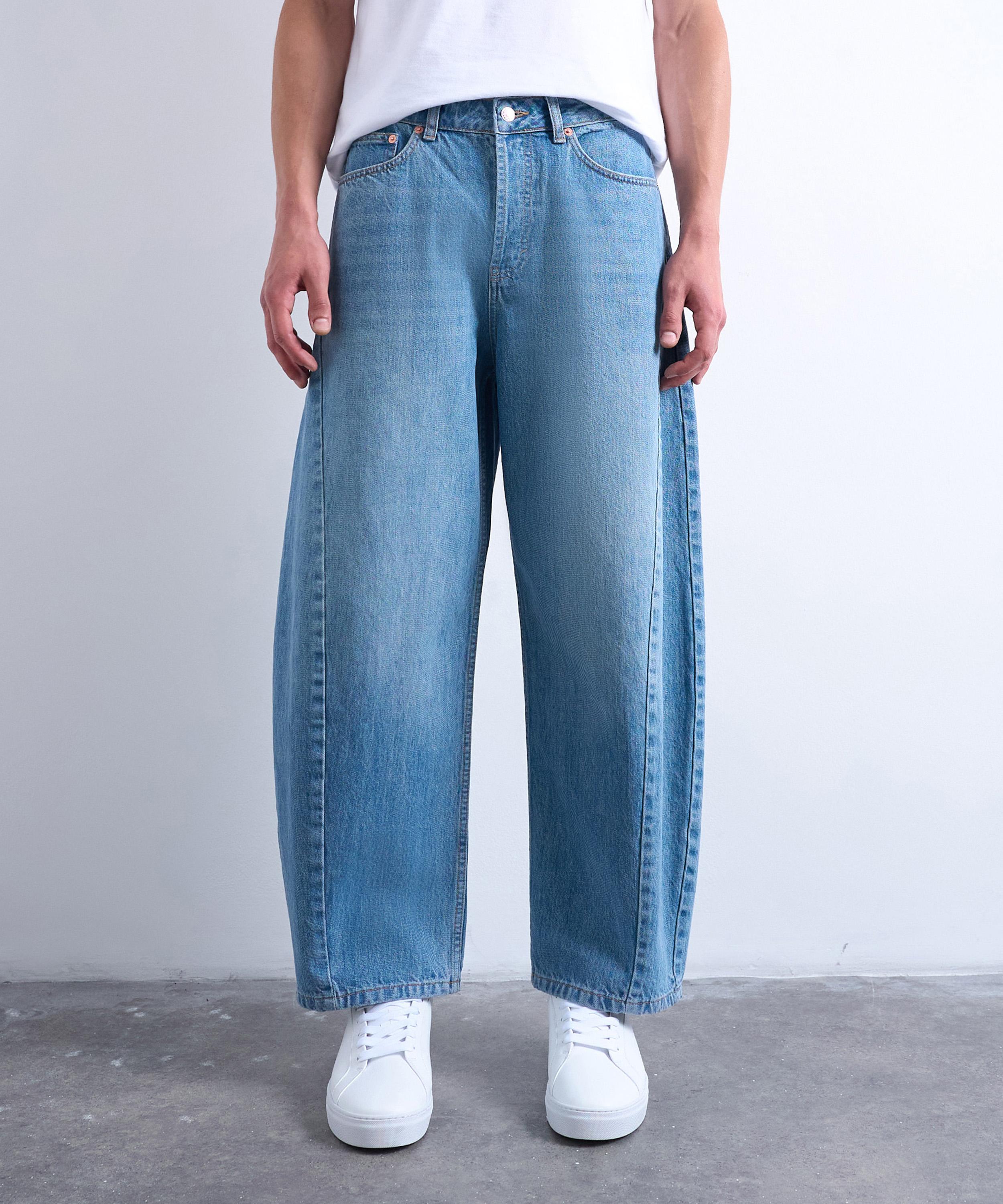 TOPMAN - Rigid Barrel Jeans image number 2
