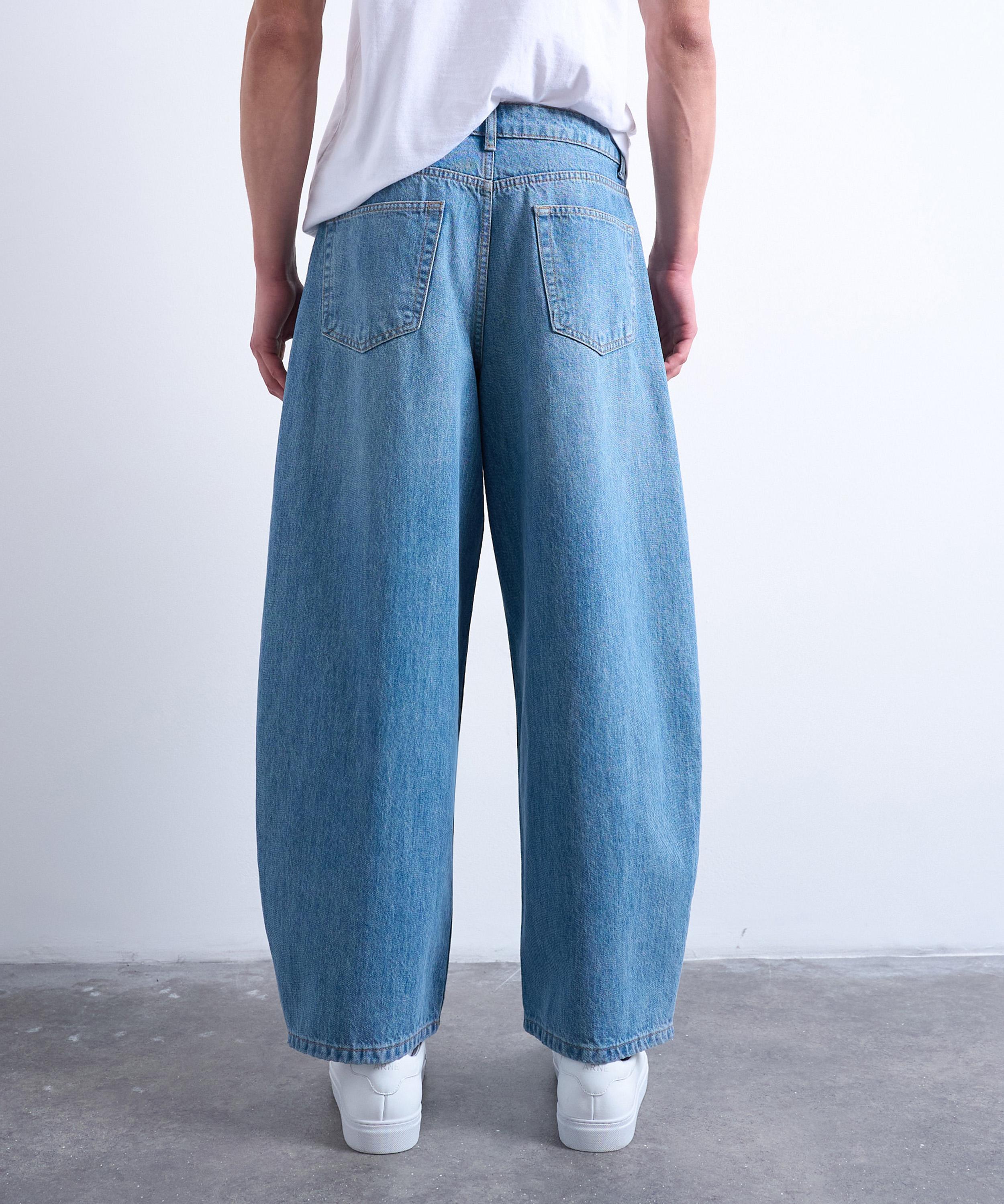 TOPMAN - Rigid Barrel Jeans image number 3