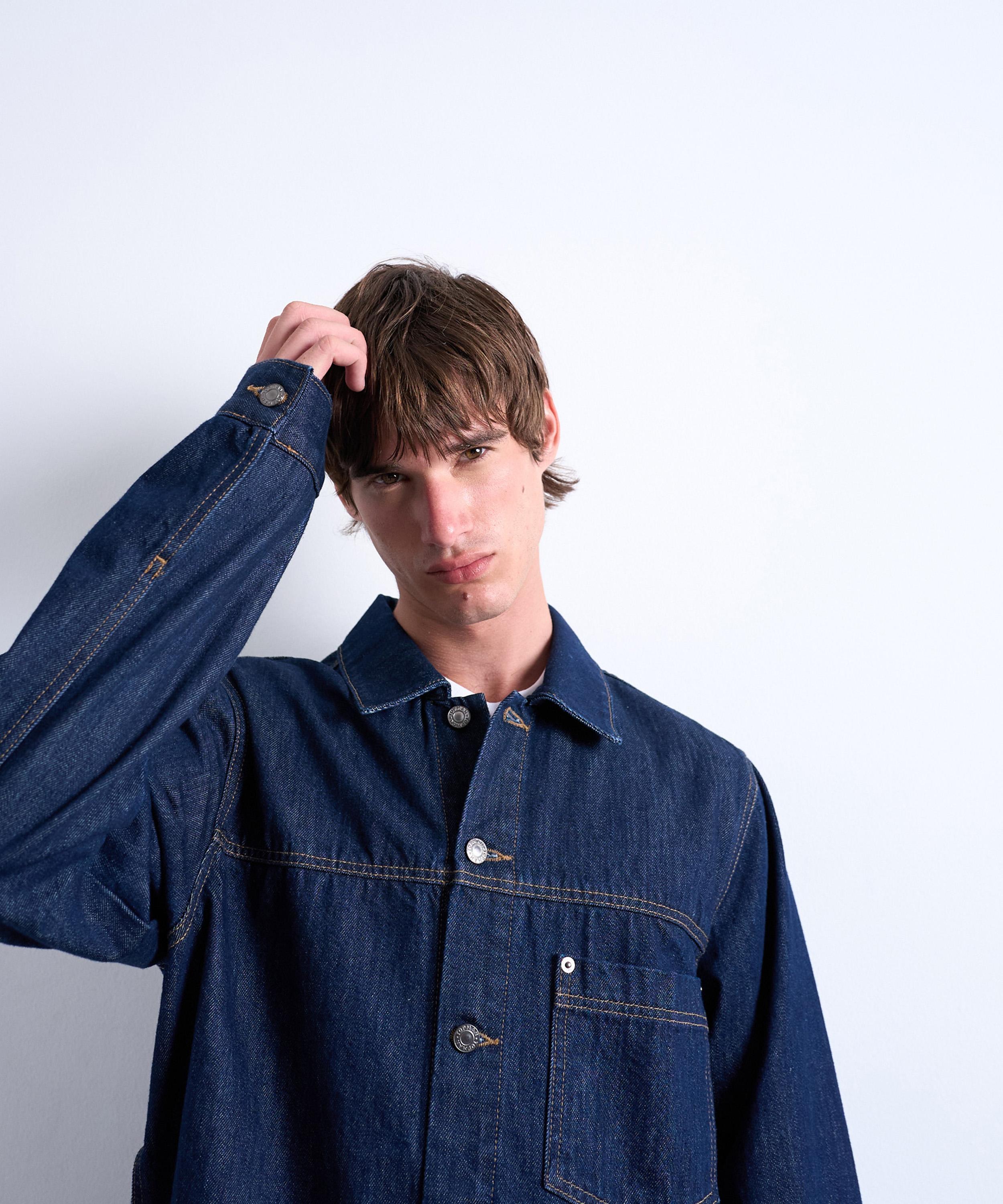 TOPMAN - Relaxed Denim Jacket image number 2