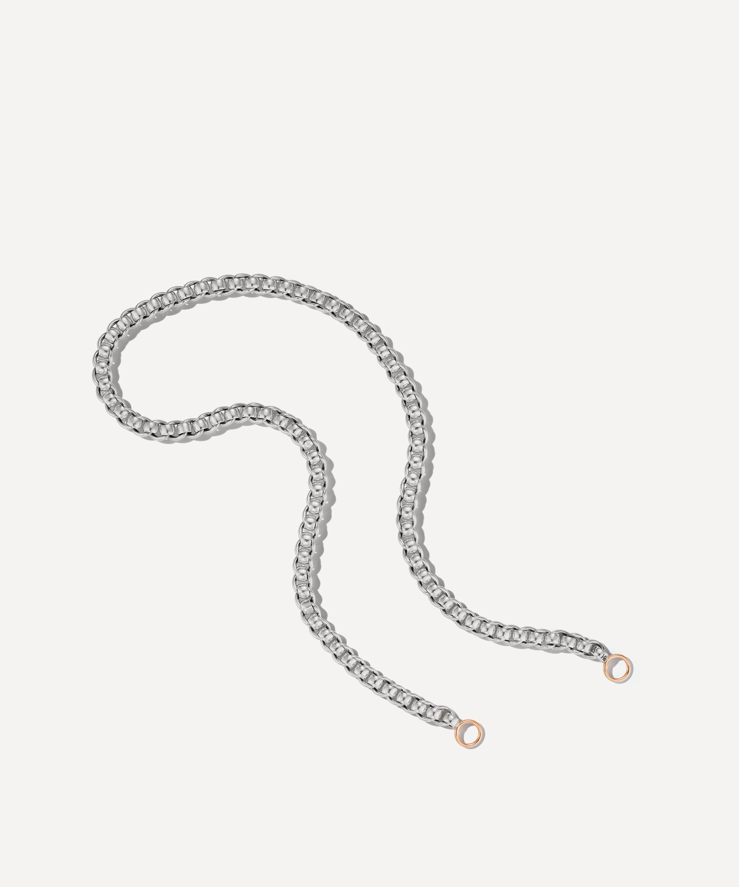 Marla Aaron - Sterling Silver Rolling Curb Chain Necklace