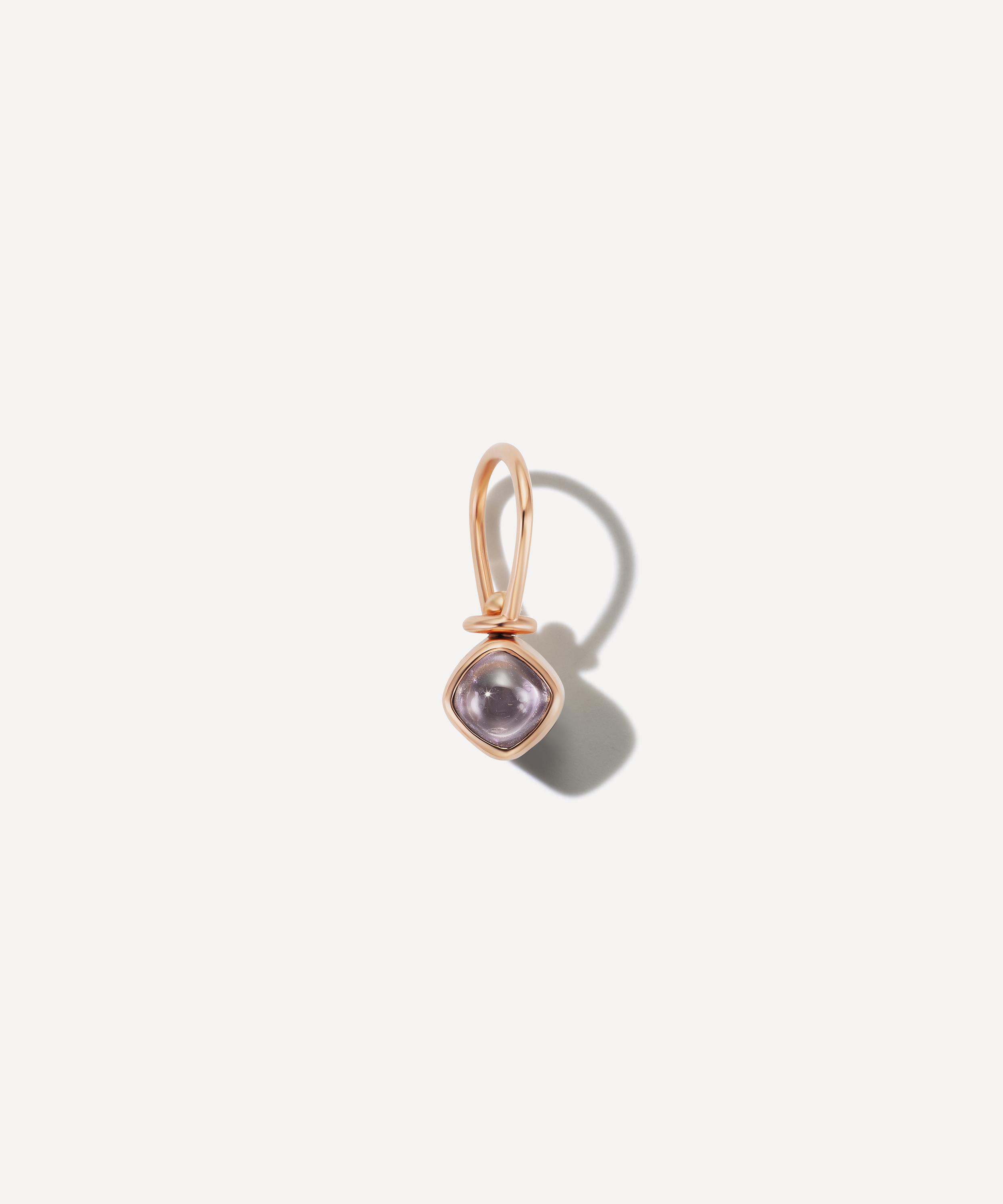 Marla Aaron - 18ct Rose Gold Itty Bitty Spinel Charm