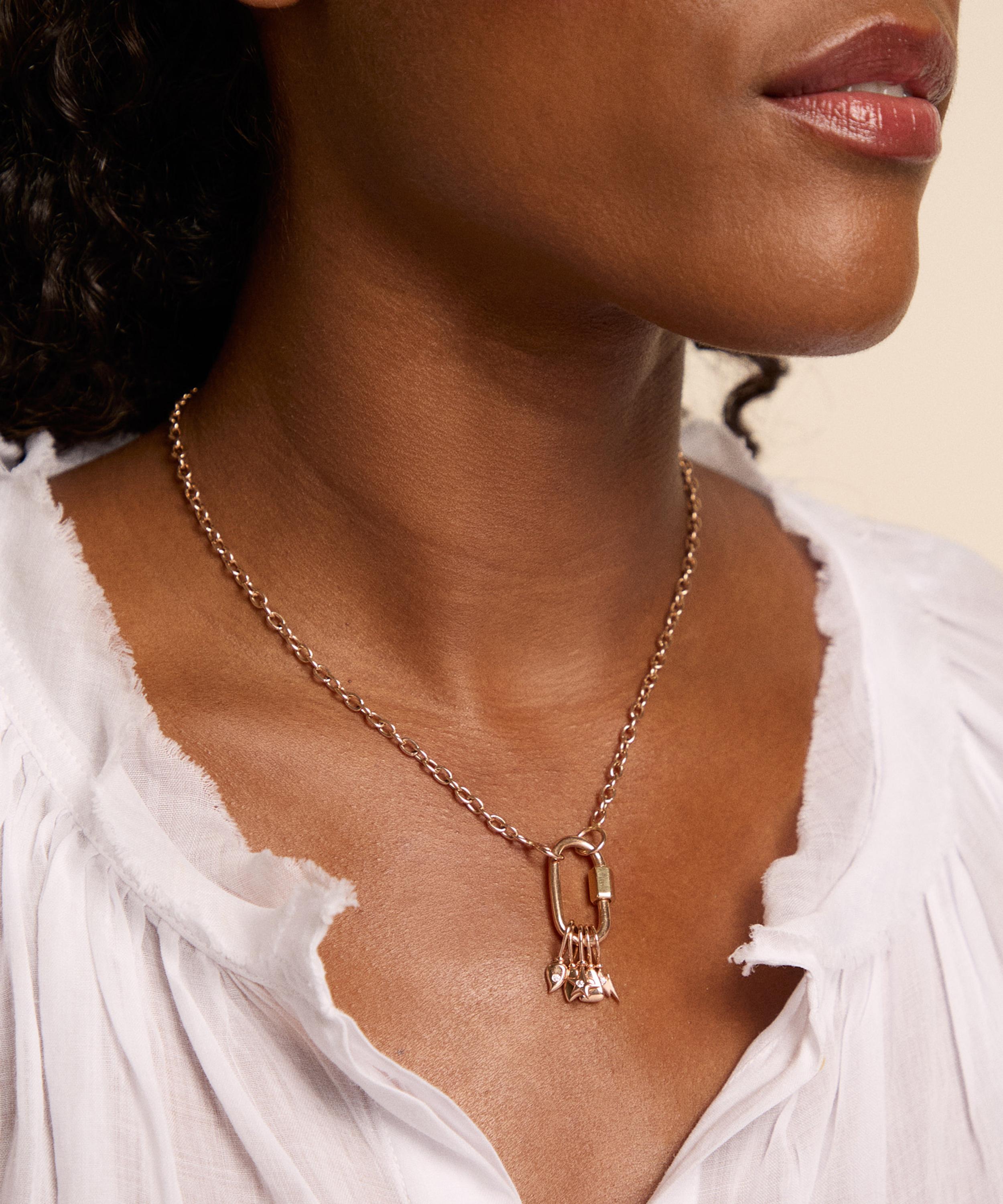 Marla Aaron - 14ct Rose Gold Itty Bitty Star Charm image number 1