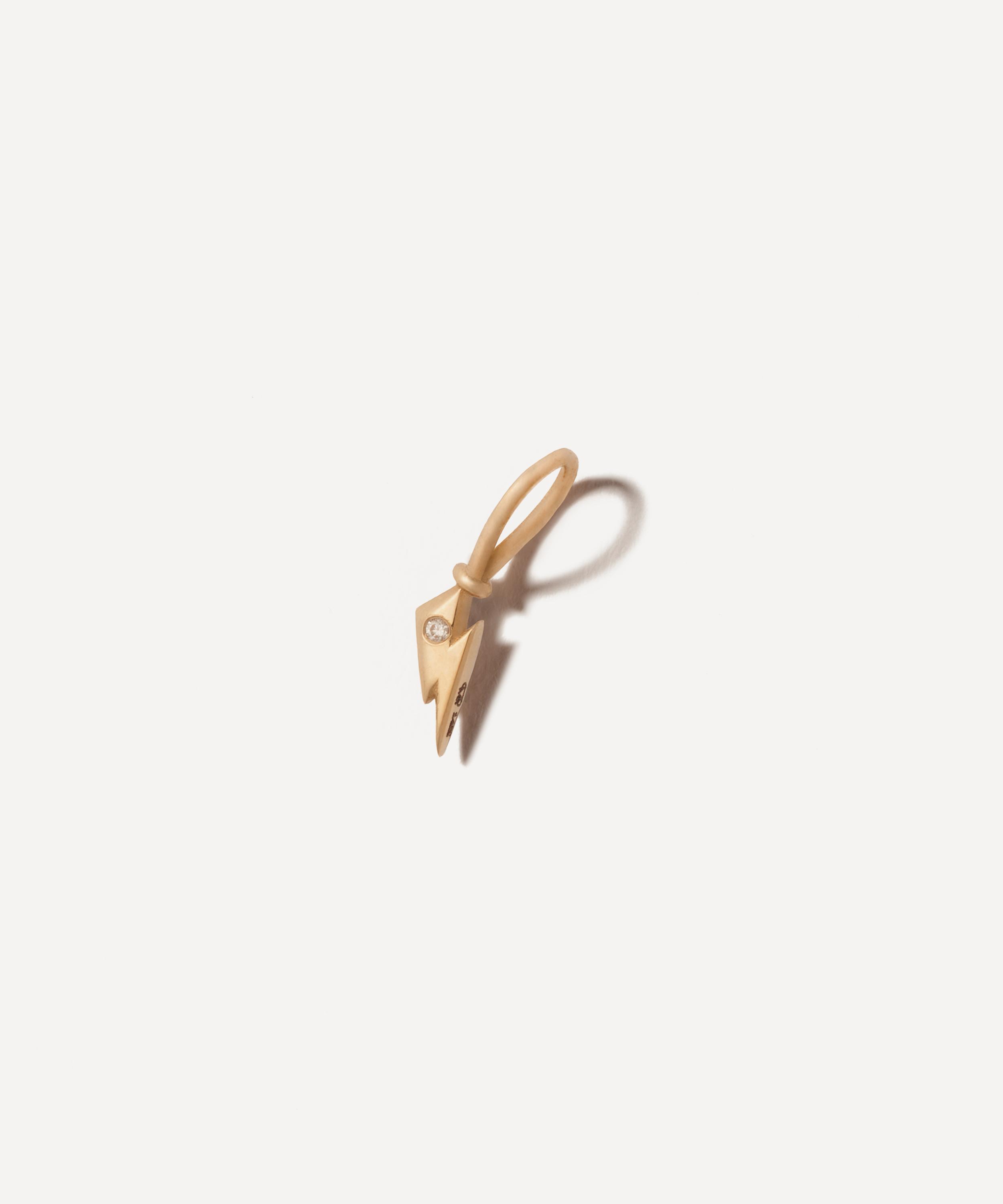 Marla Aaron - 14ct Rose Gold Itty Bitty Bolt Charm