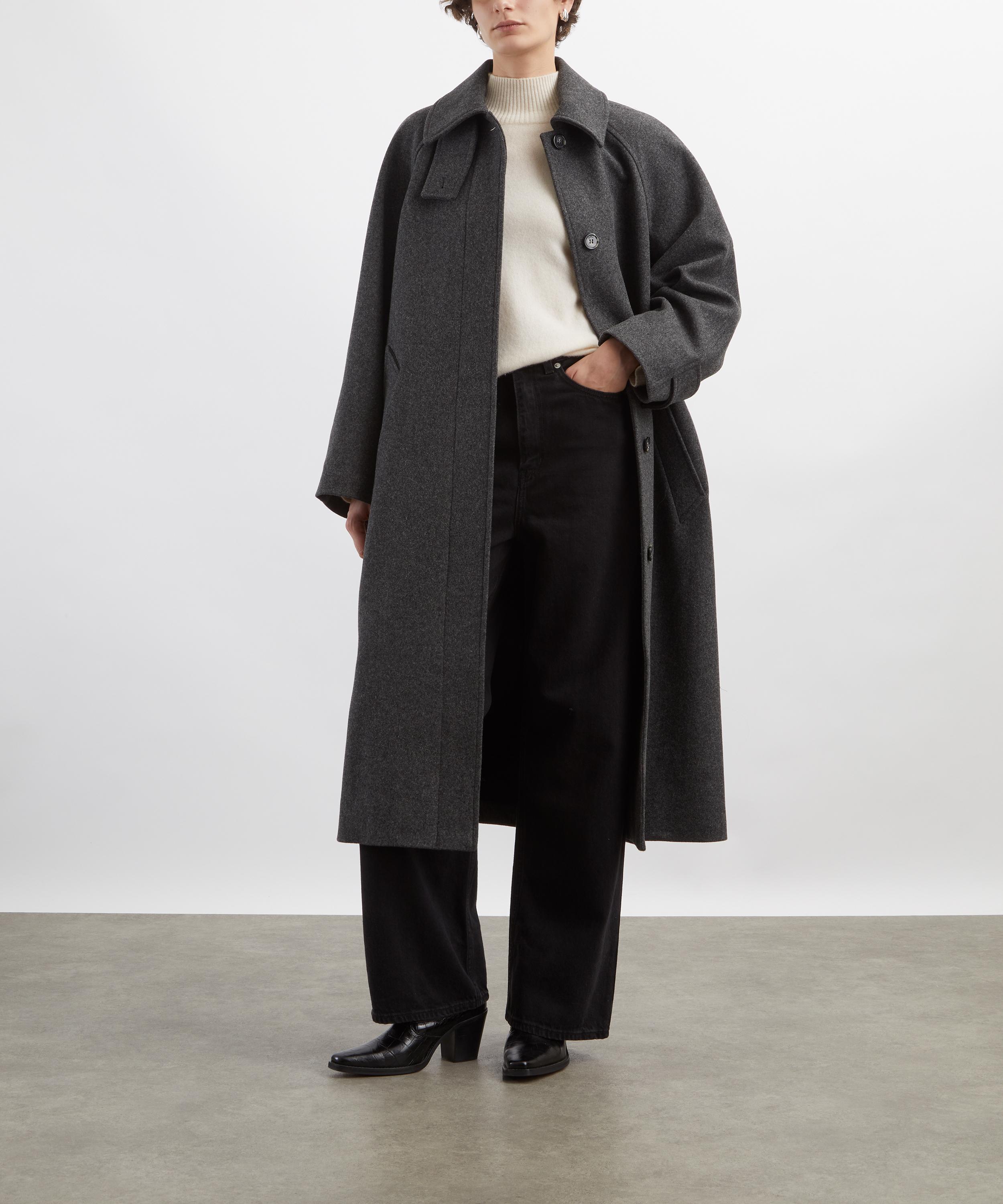 A.P.C. - Charcoal Wool Coat image number 1