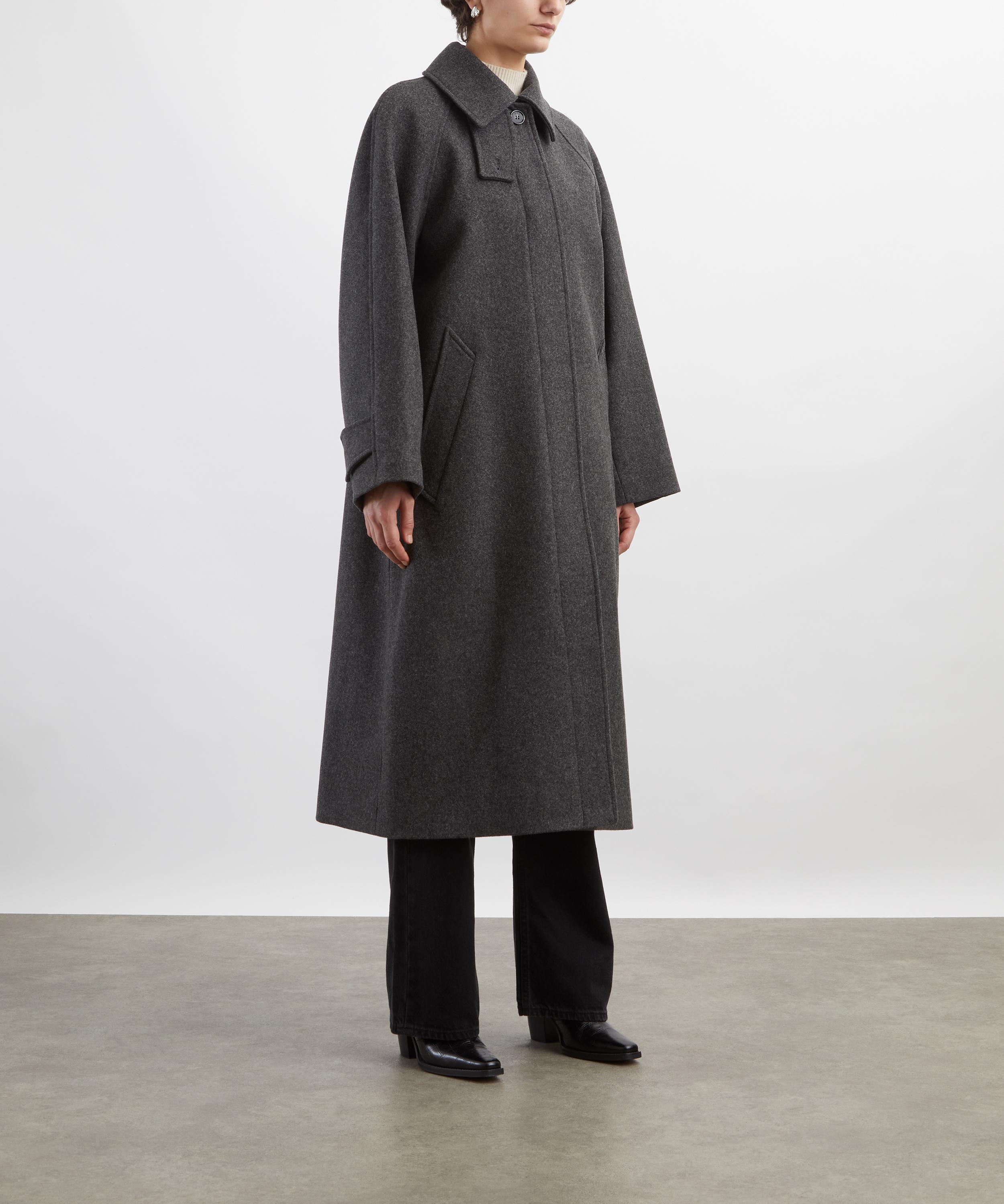 A.P.C. - Charcoal Wool Coat image number 2