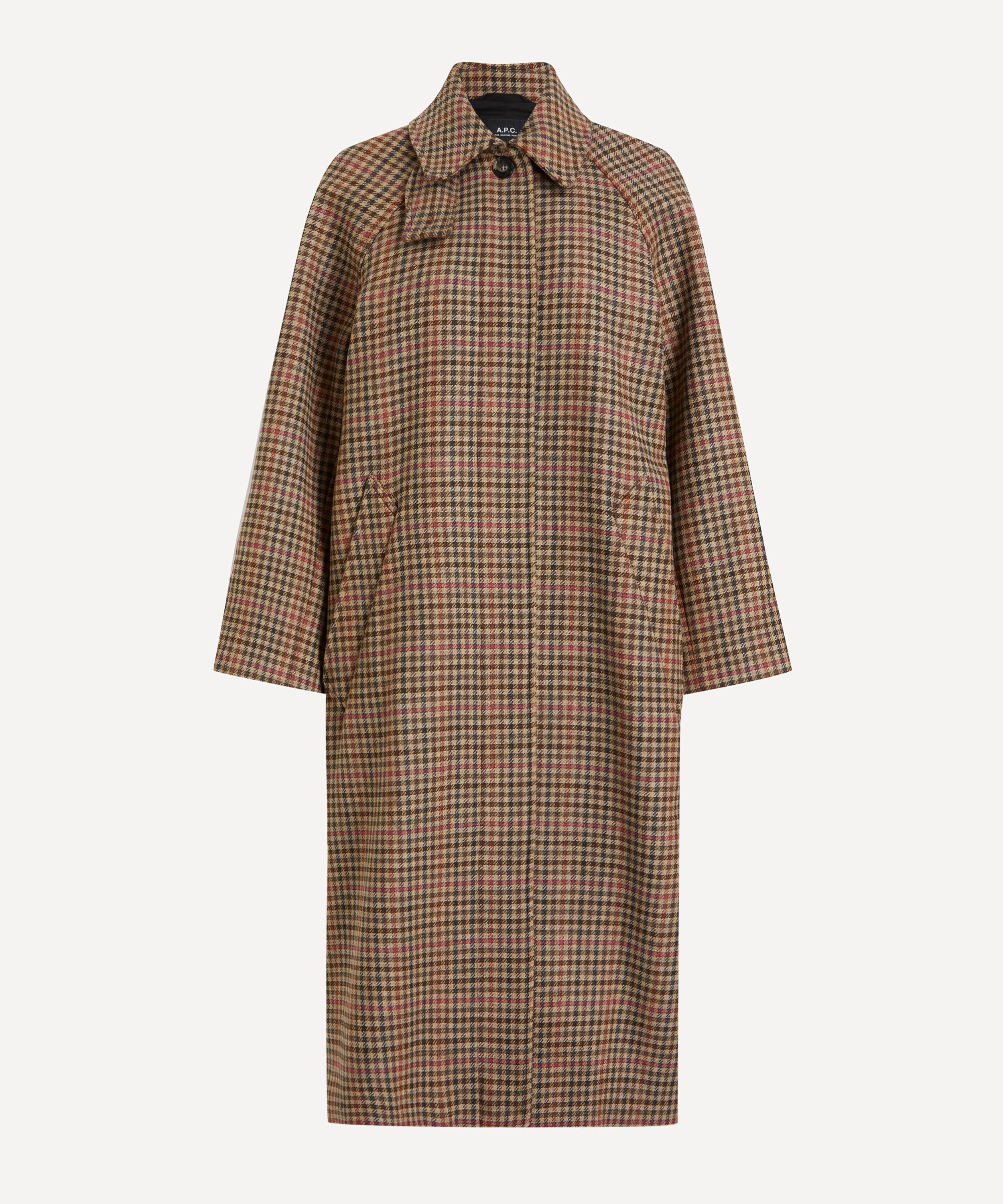 A.P.C. - Tartan Raglan Sleeve Coat