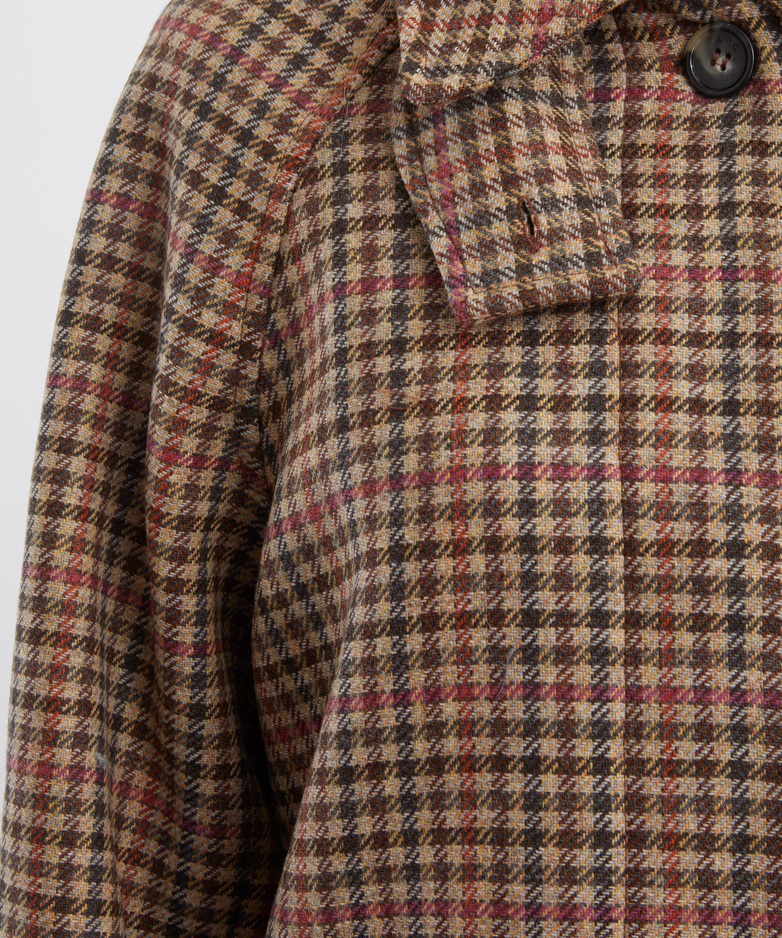 A.P.C. - Tartan Raglan Sleeve Coat image number 4