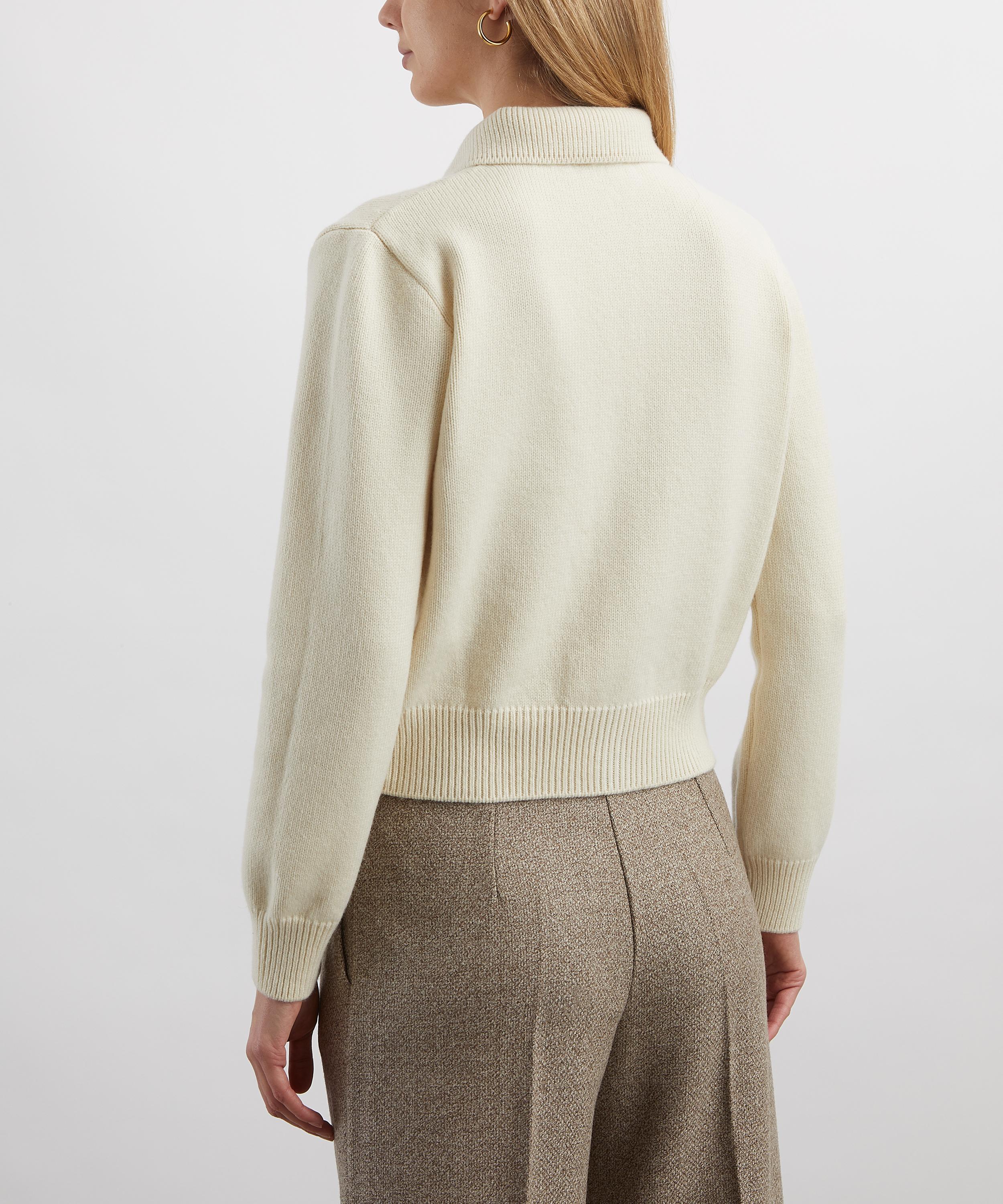 A.P.C. - Cream Wool Cardigan image number 3
