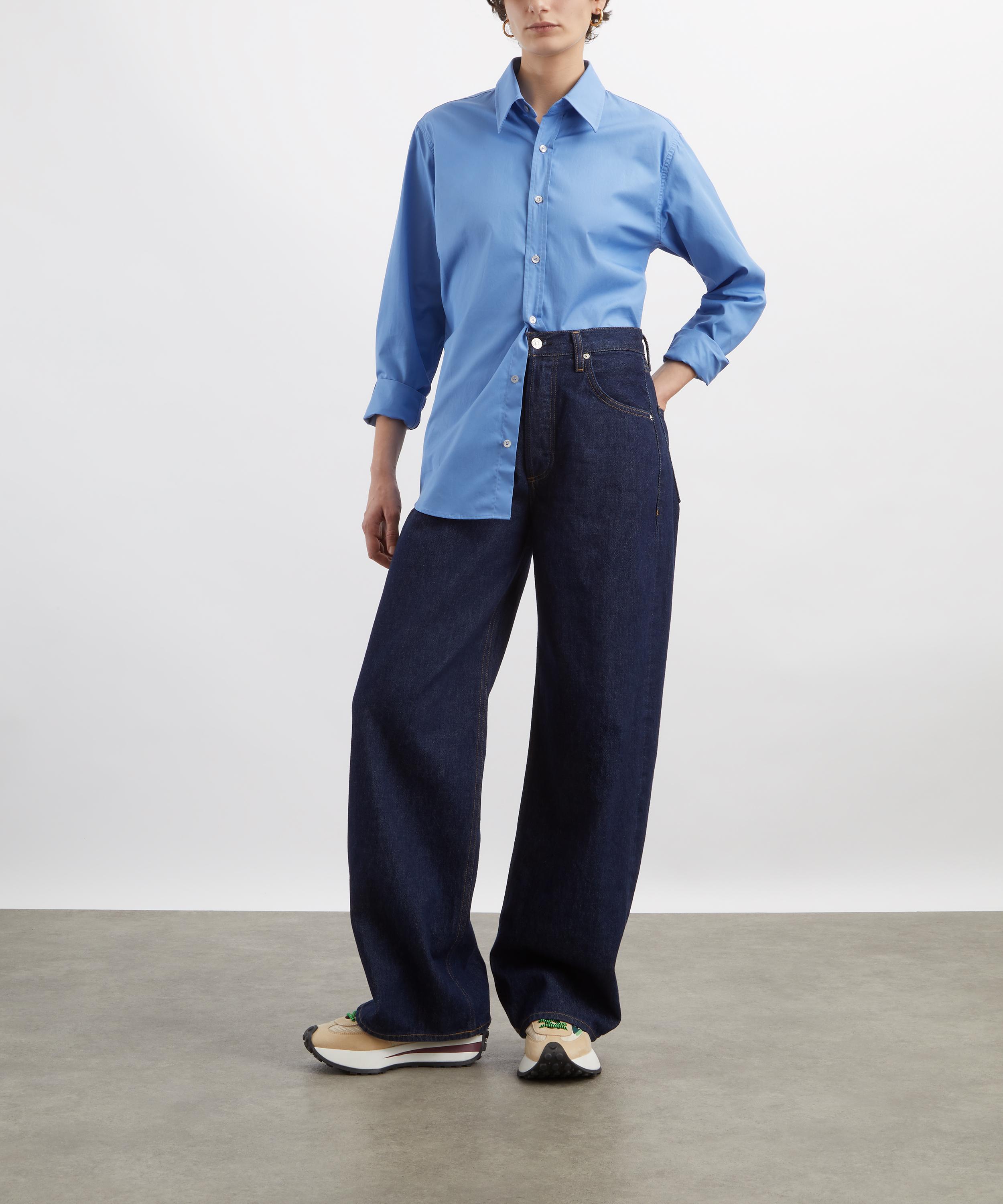 A.P.C. - Brod&eacute; Pale Blue Casual Shirt image number 1