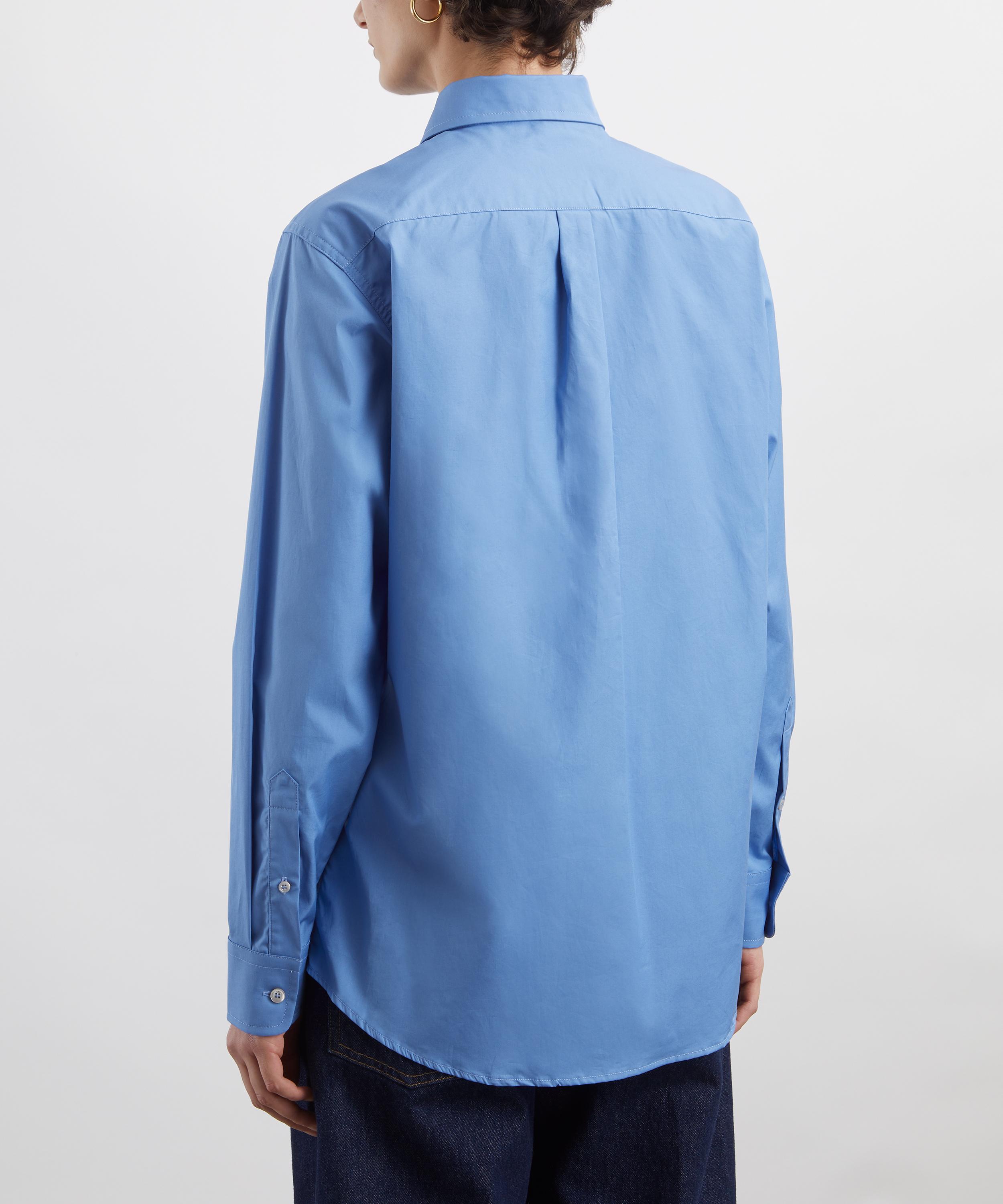 A.P.C. - Brod&eacute; Pale Blue Casual Shirt image number 3