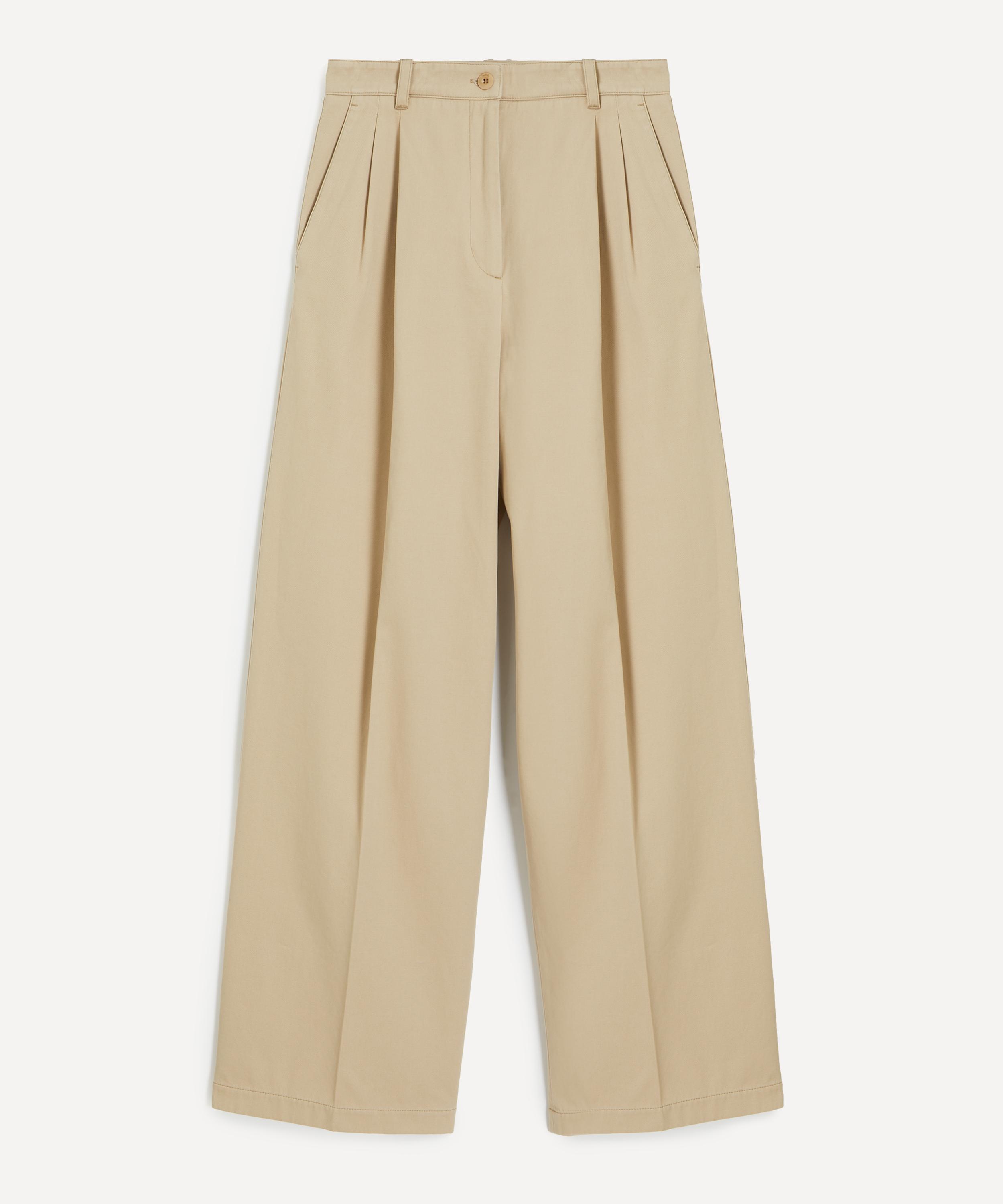 A.P.C. - Ginny Beige Cotton Gabardine Trousers
