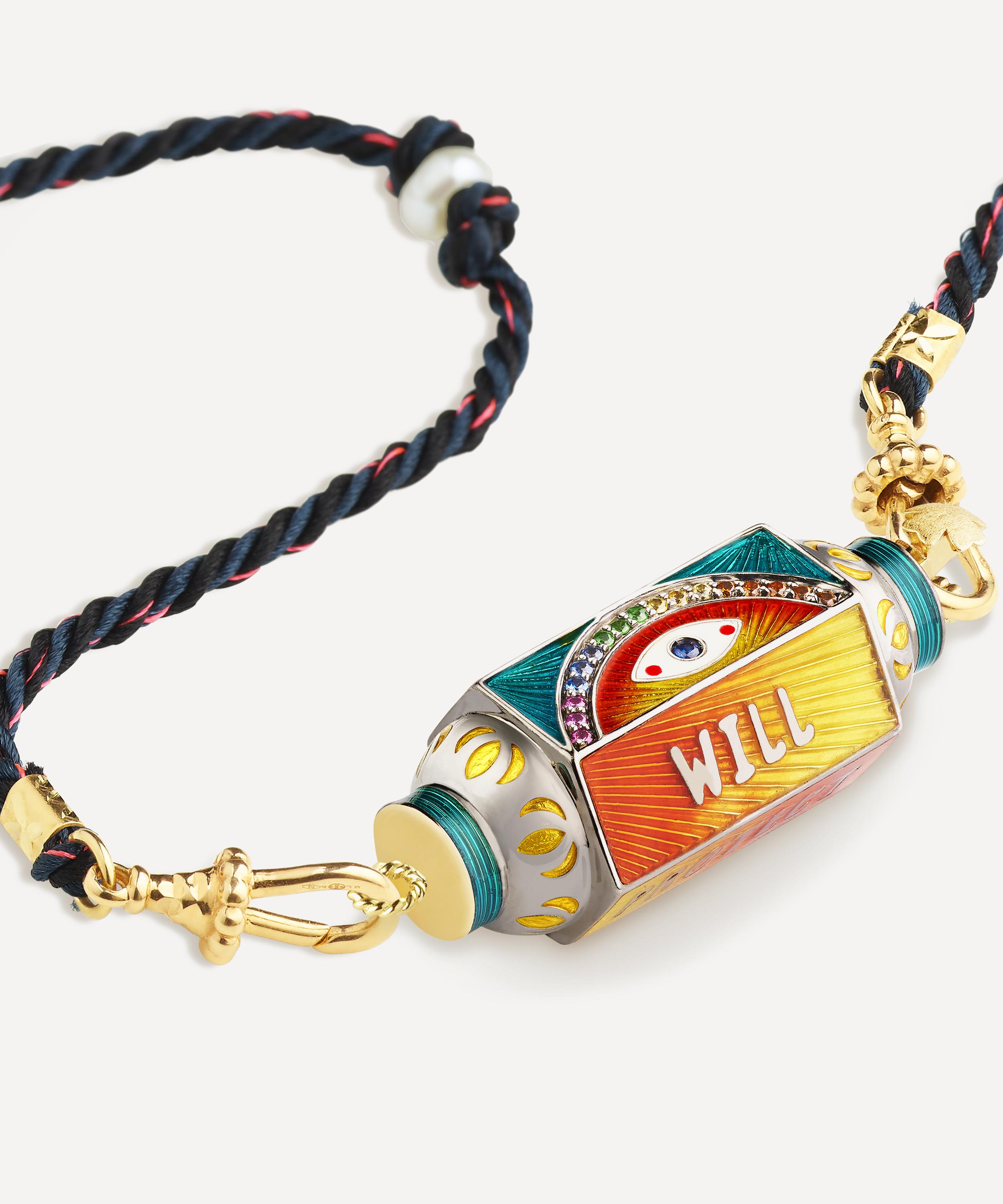 Marie Lichtenberg - 14ct Gold Eye Will Locket image number 1