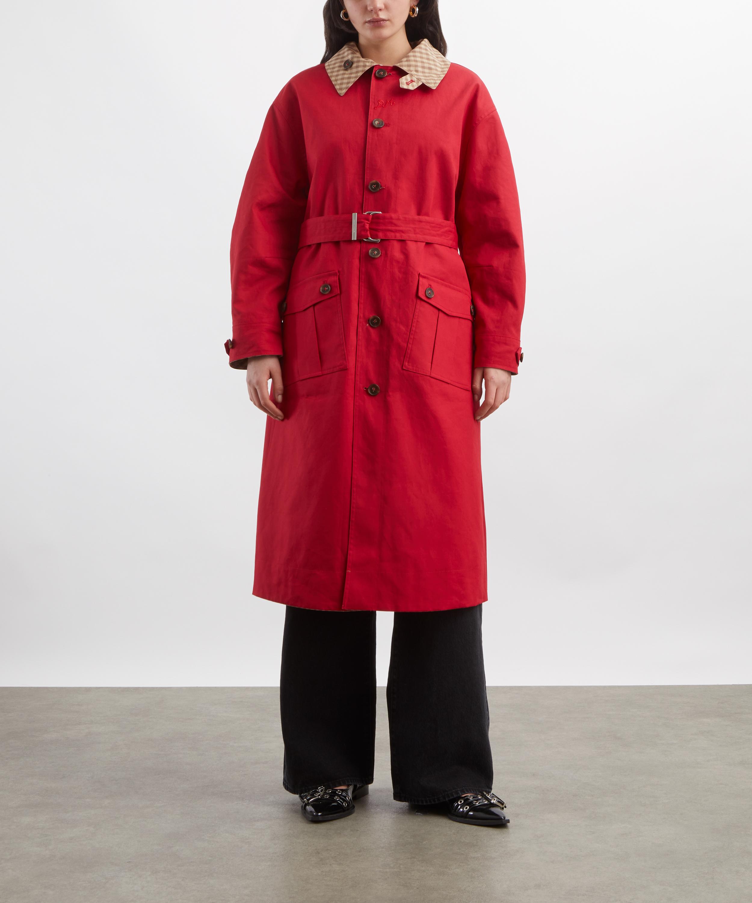 Damson Madder - Anja Reversible Trench Coat image number 5