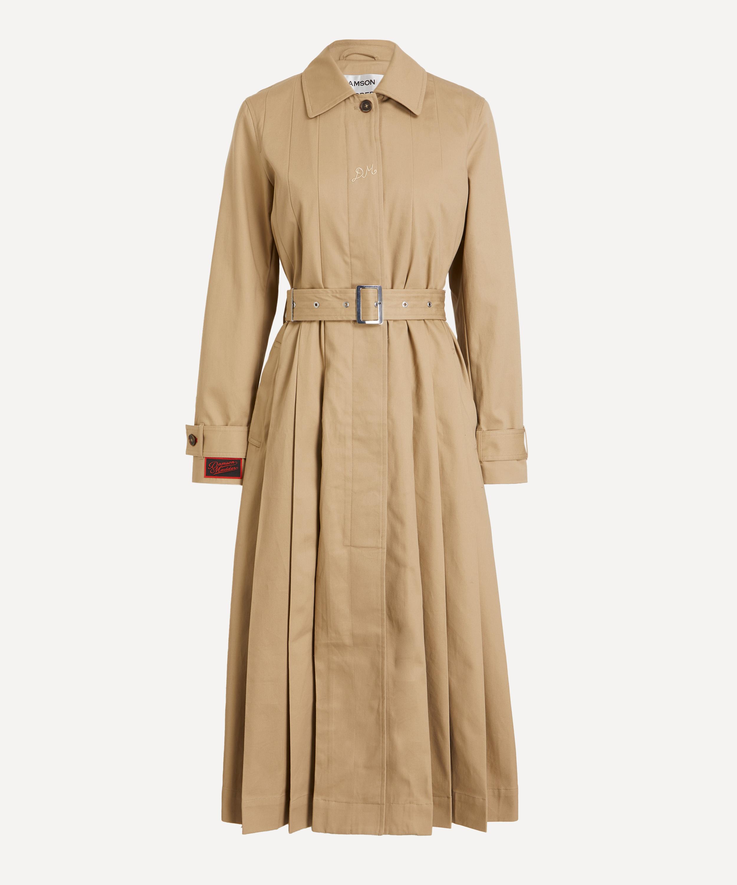 Damson Madder - Sofia Pleated Trench Coat