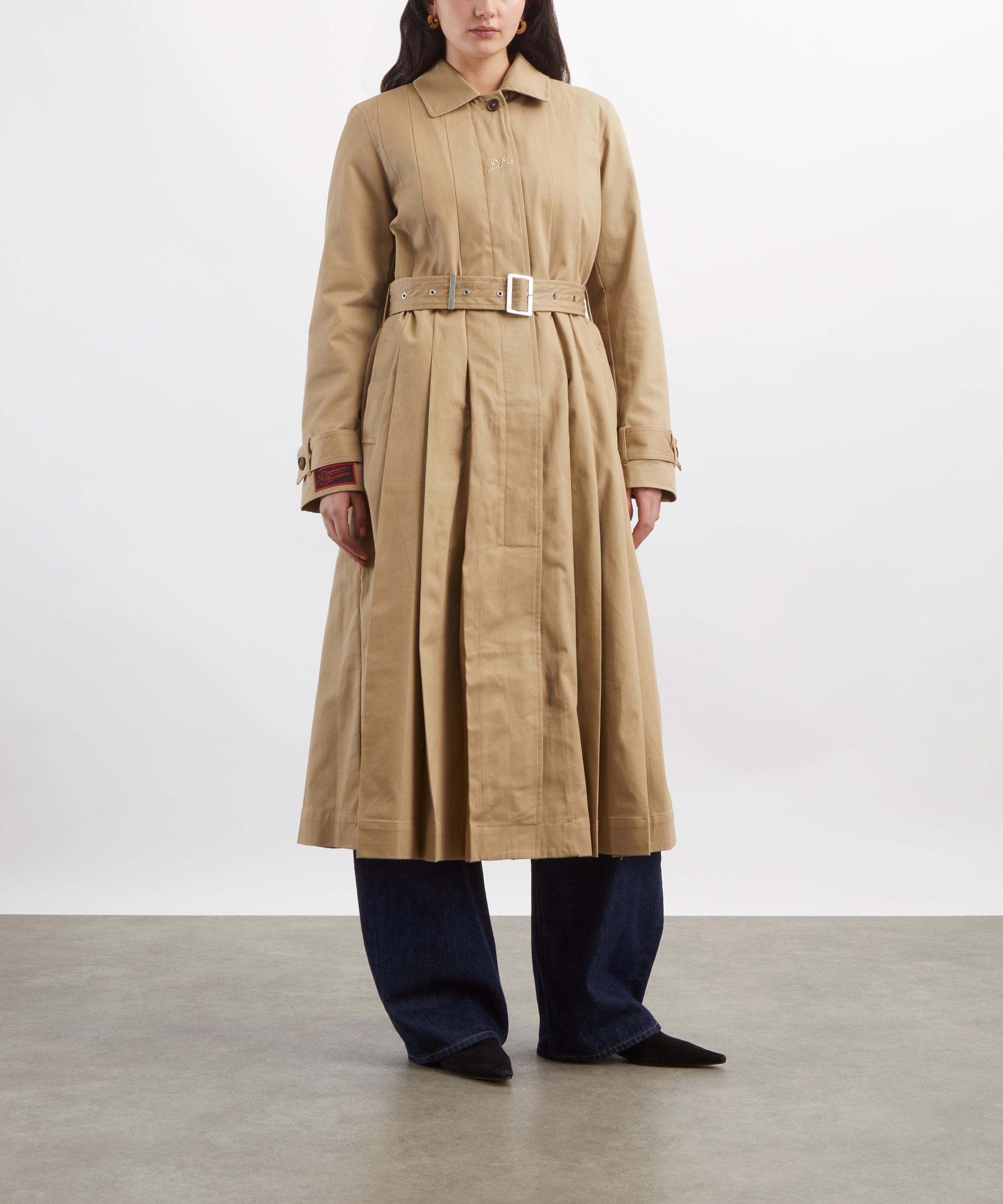 Damson Madder - Sofia Pleated Trench Coat image number 2