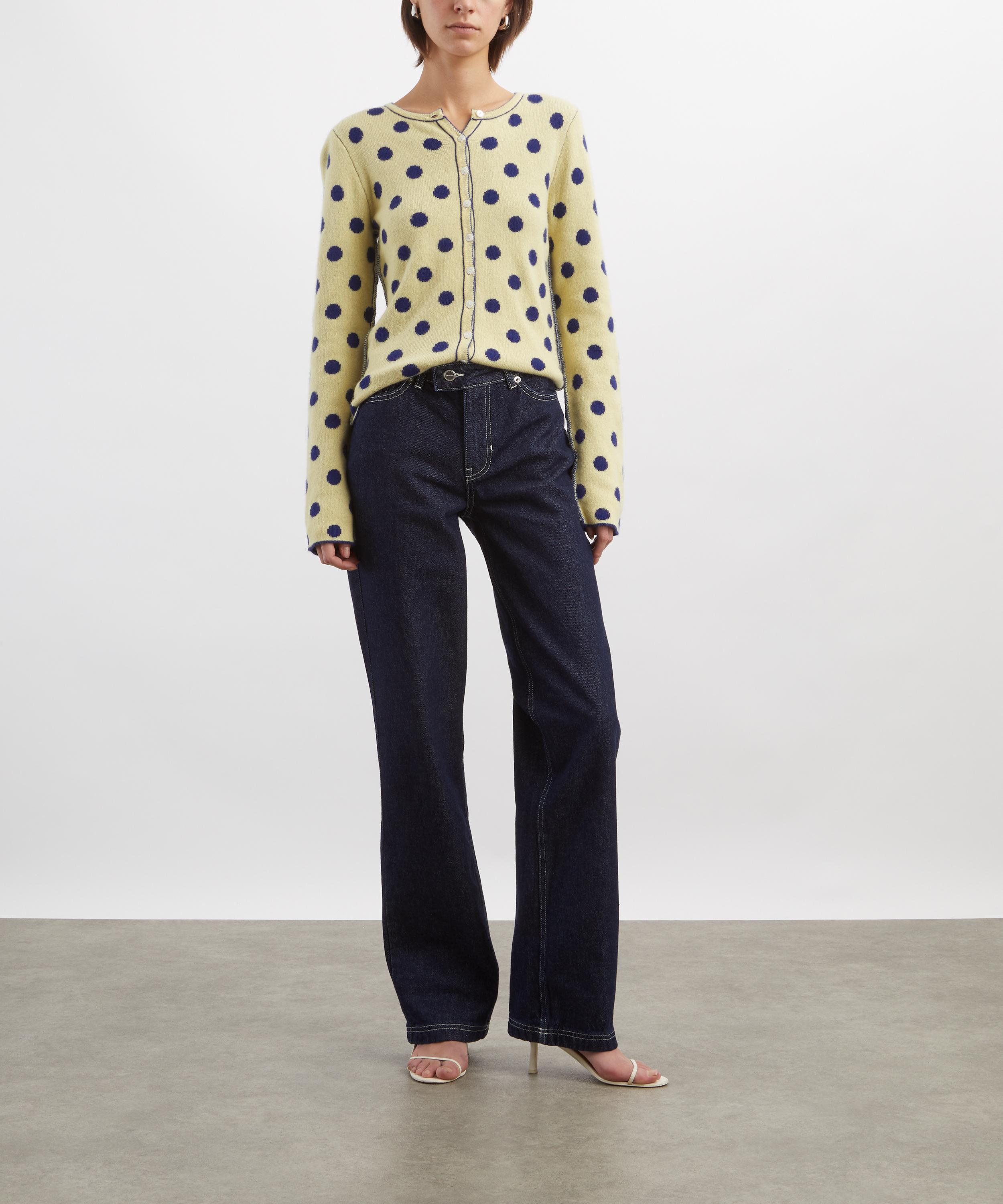 Damson Madder - Tabitha Merino Reversible Cardigan image number 1