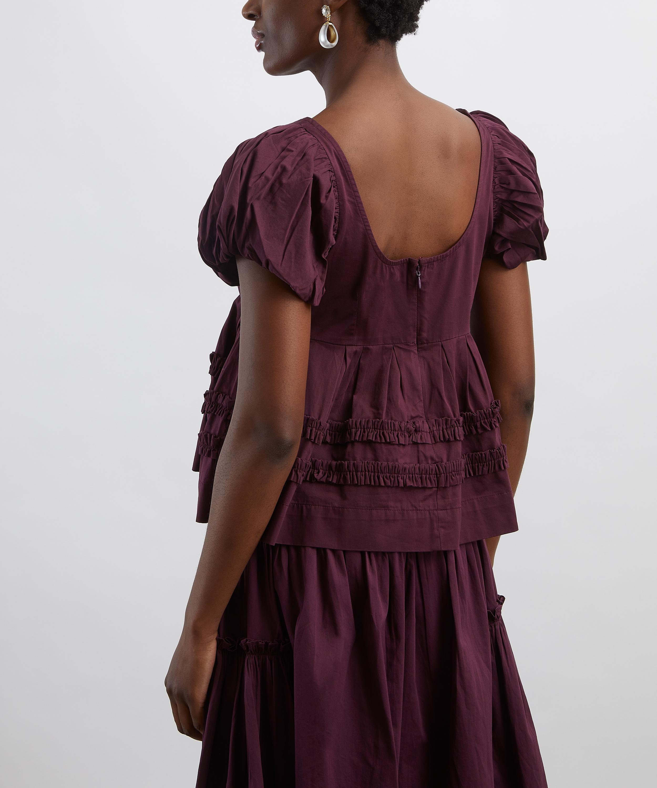 Damson Madder - Joy Fig Blouse image number 3