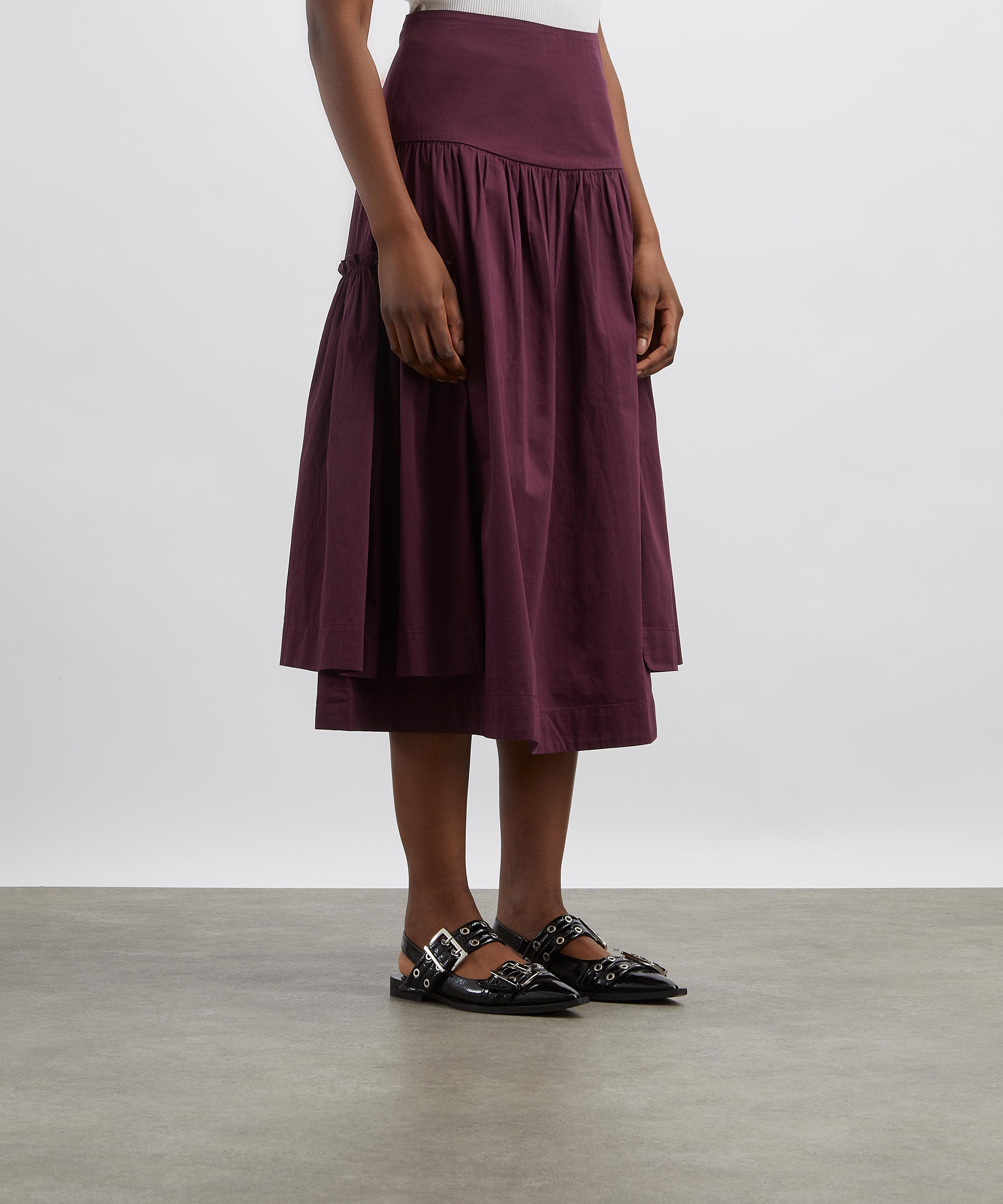 Damson Madder - Berta Fig Midi Skirt image number 2