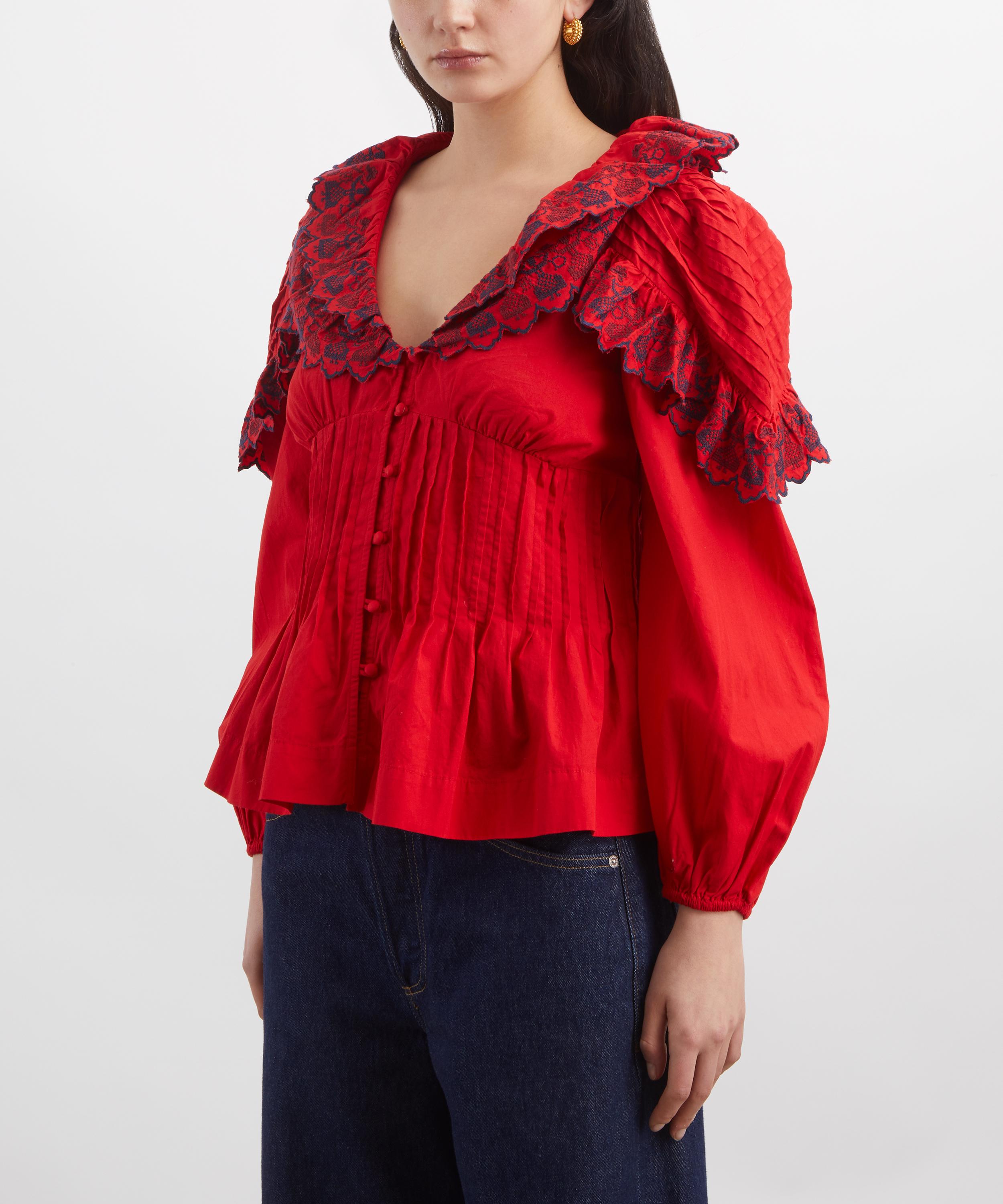 Damson Madder - Caroline Long-Sleeve Blouse image number 2