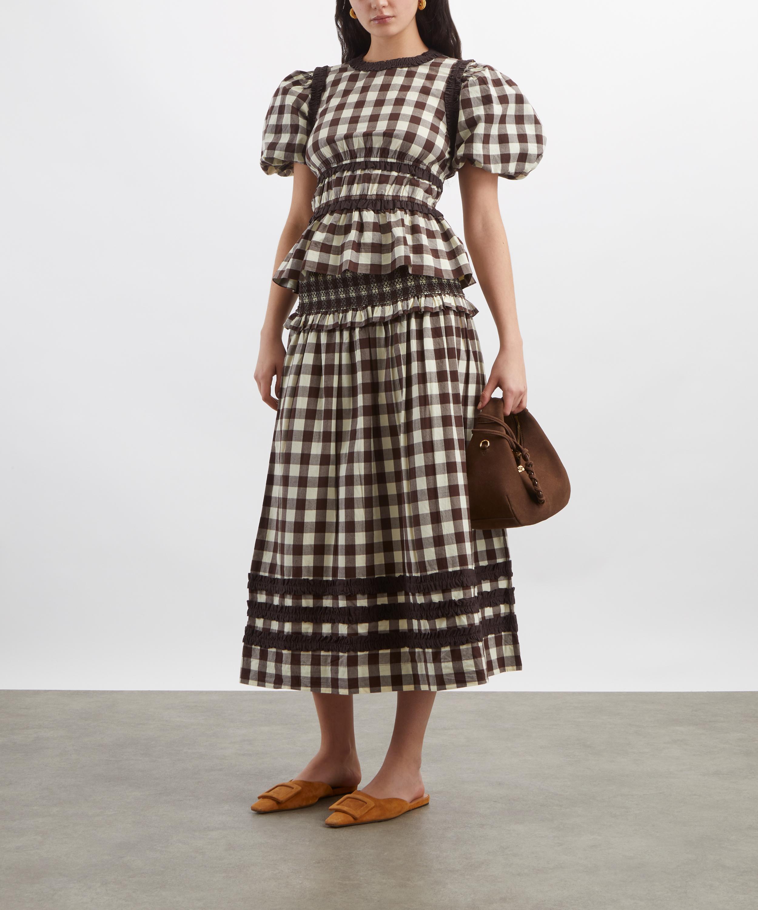 Damson Madder - Ava Ruffle Midi Skirt image number 1