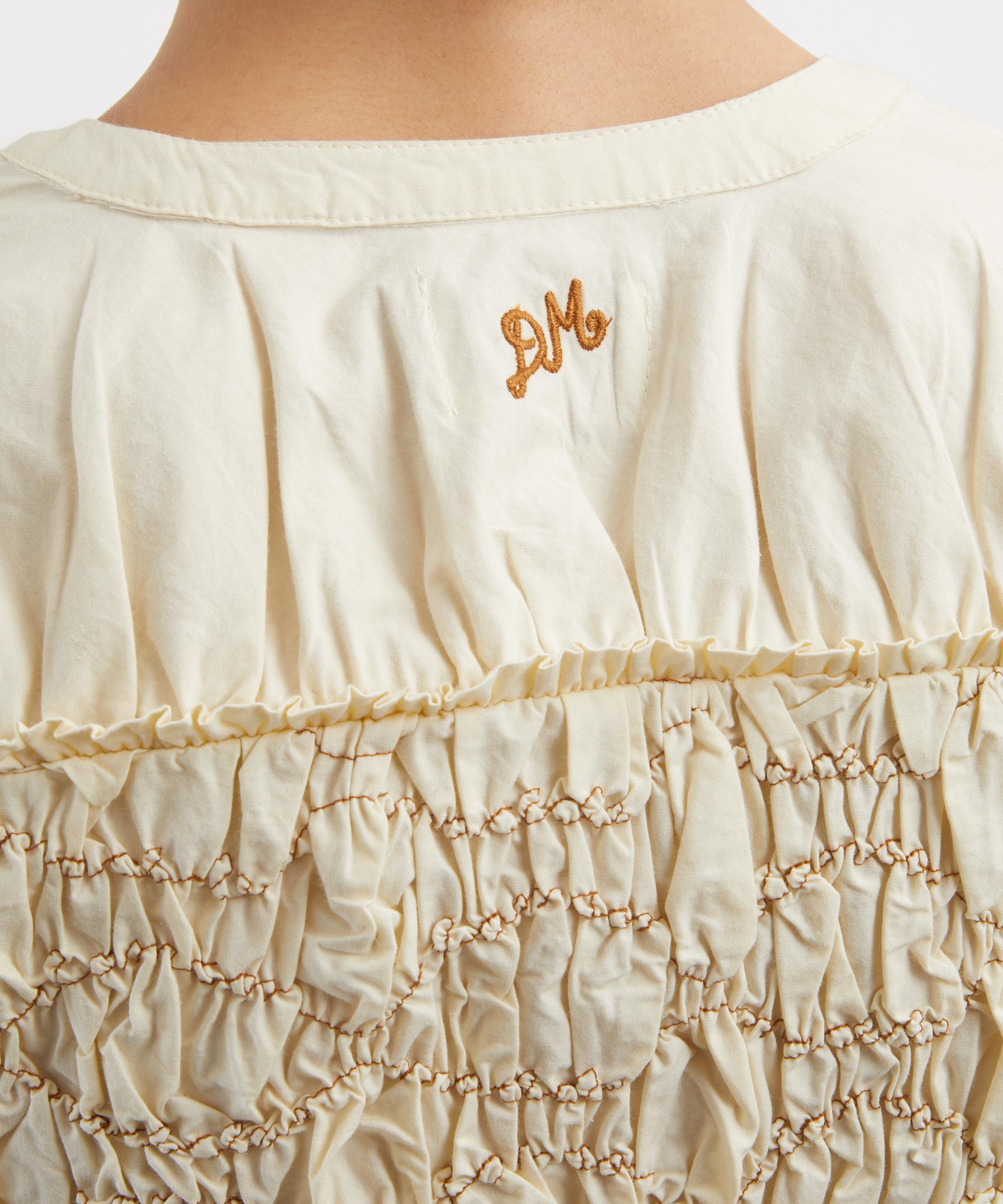 Damson Madder - Elliana Butter Smocked Cardigan image number 4