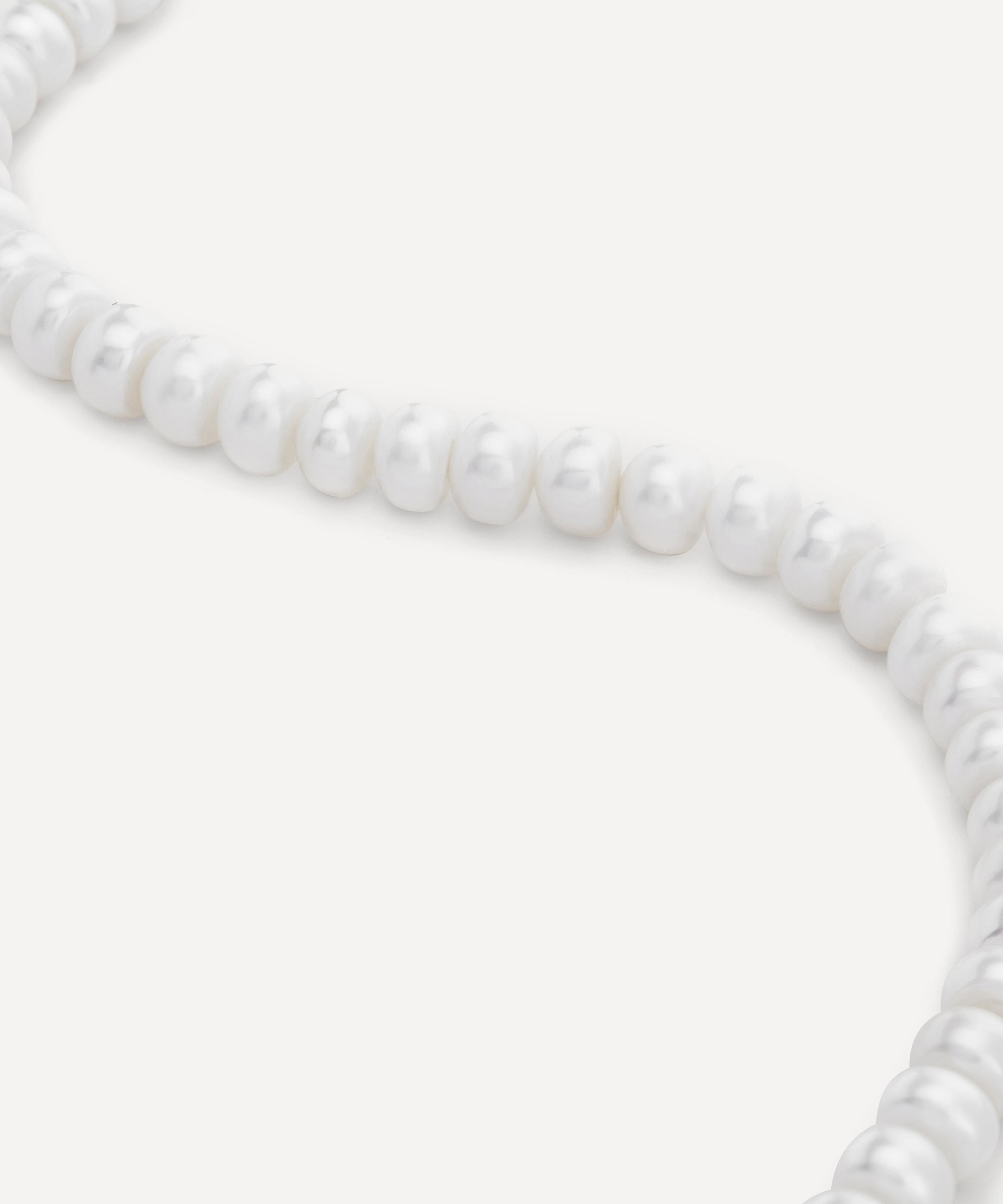 Monica Vinader - 18ct Gold-Plated Vermeil Silver Nomade Pearl Bracelet image number 3