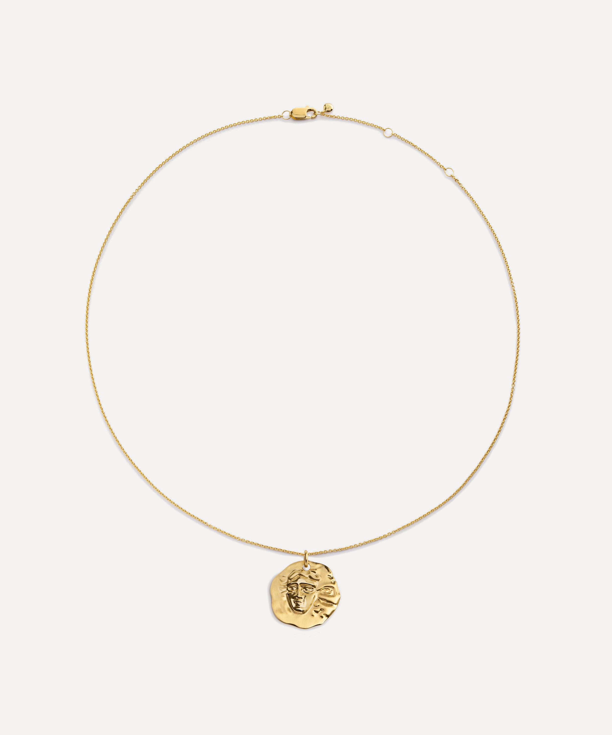 Monica Vinader - 18ct Gold-Plated Vermeil Silver Zodiac Gemini Pendant Necklace image number 2