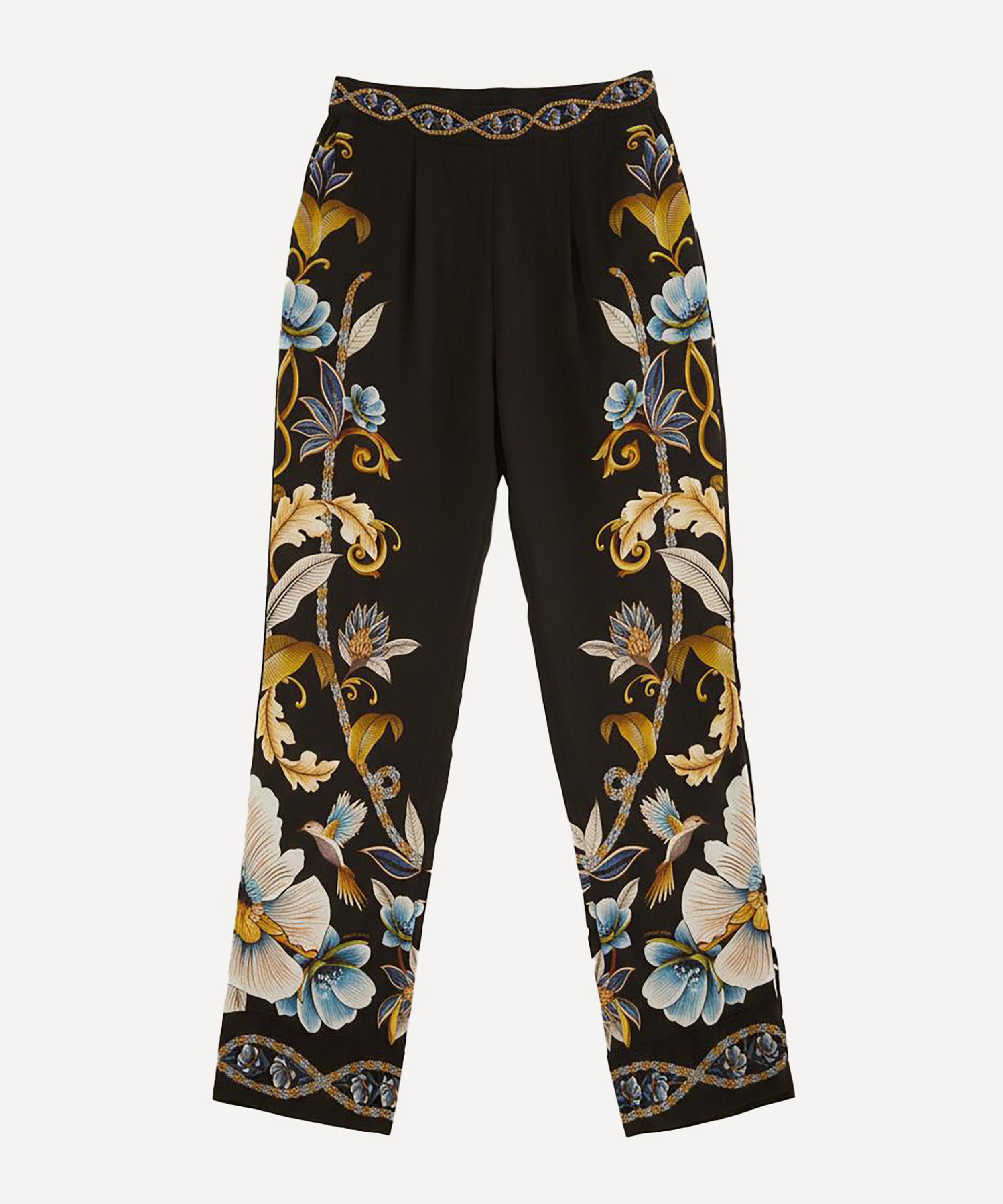 FARM Rio - Black Flowerful Pyjama Trousers