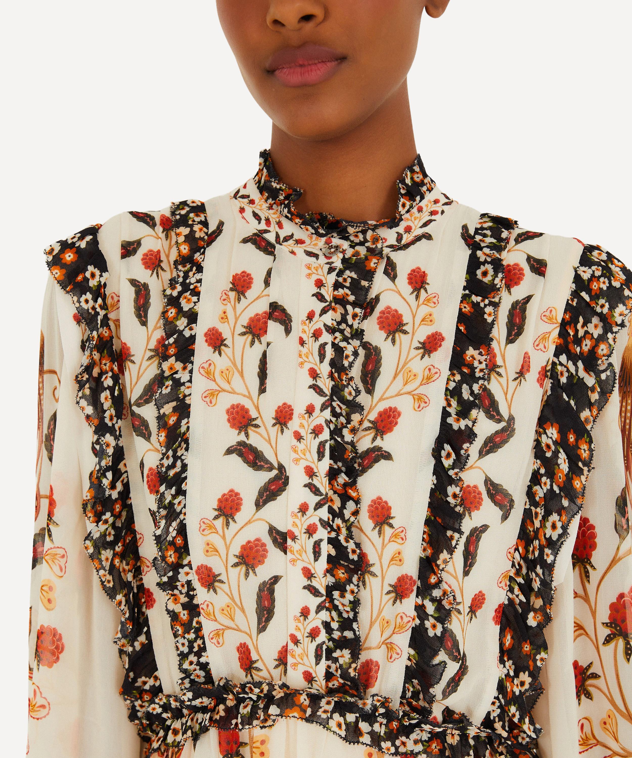 FARM Rio - Cream Berry Garden Mini Dress image number 3