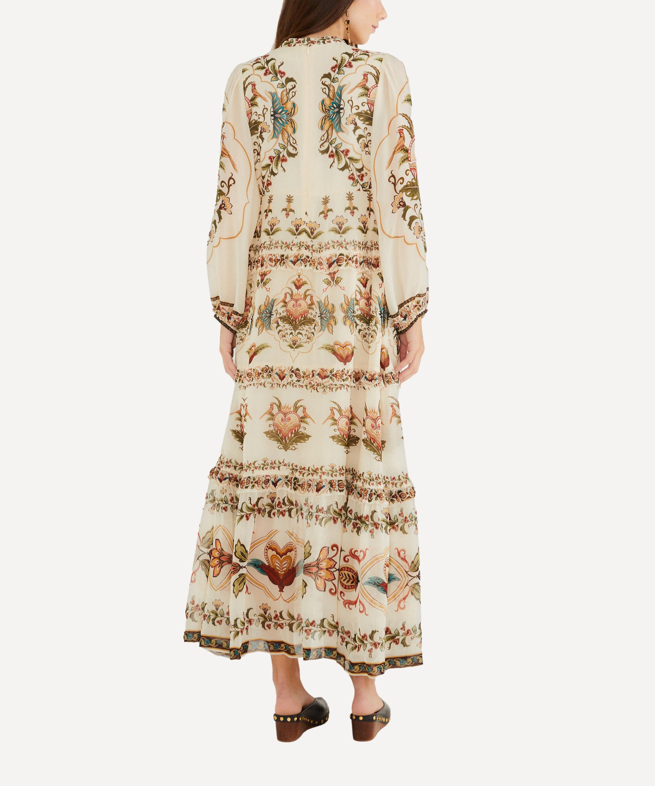 FARM Rio - Cream Majestic Hearts Maxi Dress image number 2