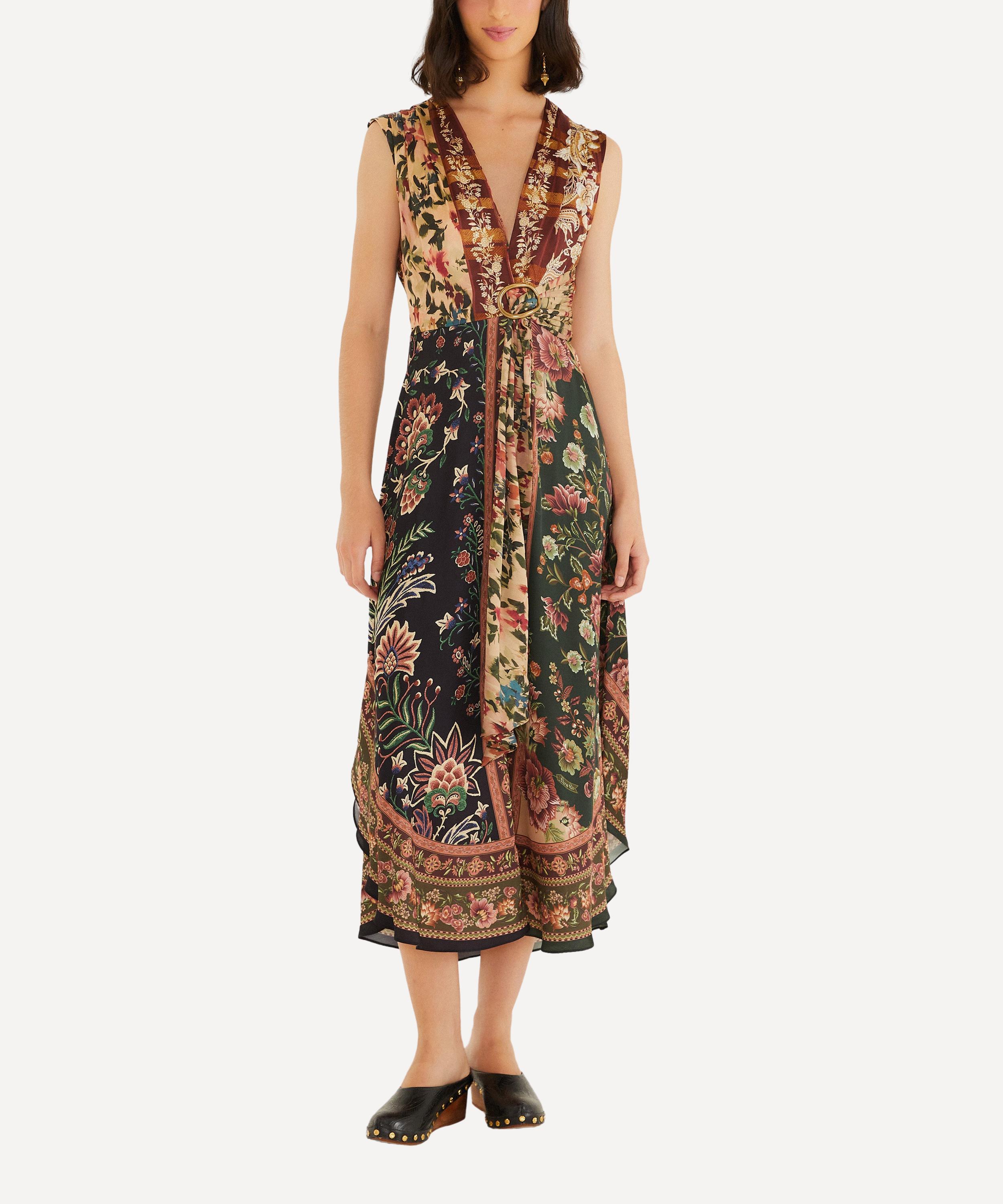 FARM Rio - Winter Garden Mix Maxi Dress image number 1