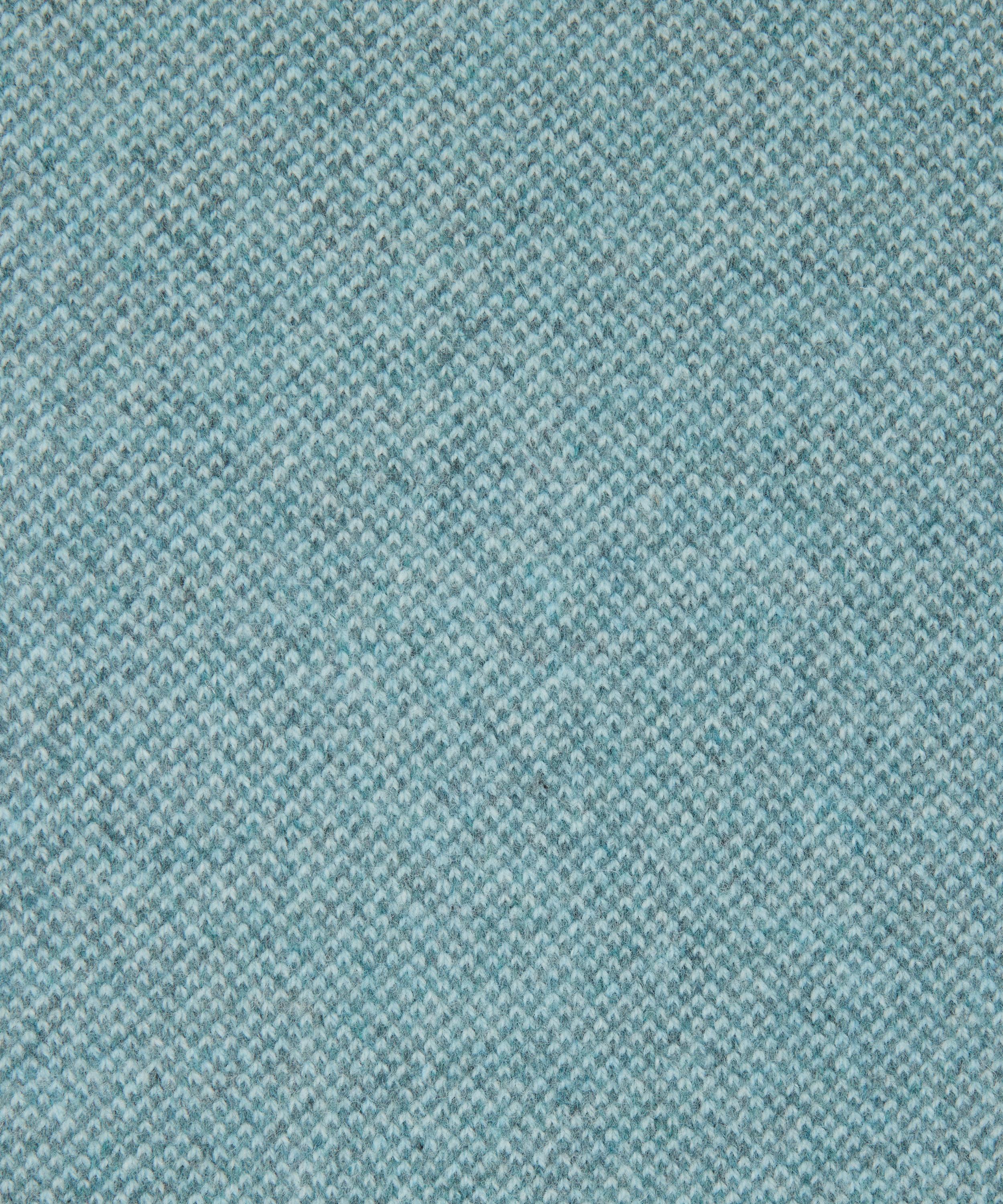 Quinton Chadwick - Triangle Aqua Lambswool Scarf image number 1