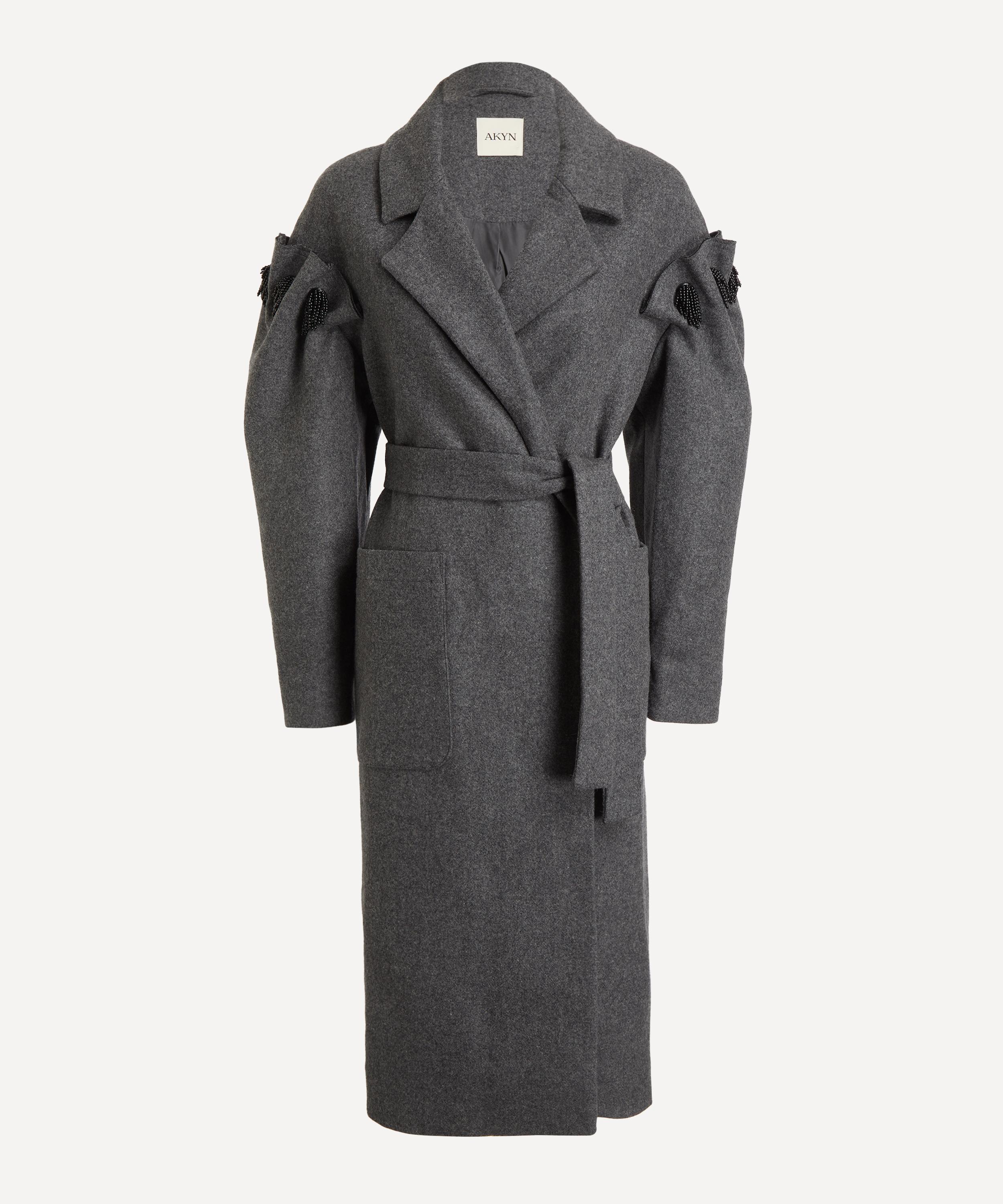 AKYN - Zaria Grey Wool Coat