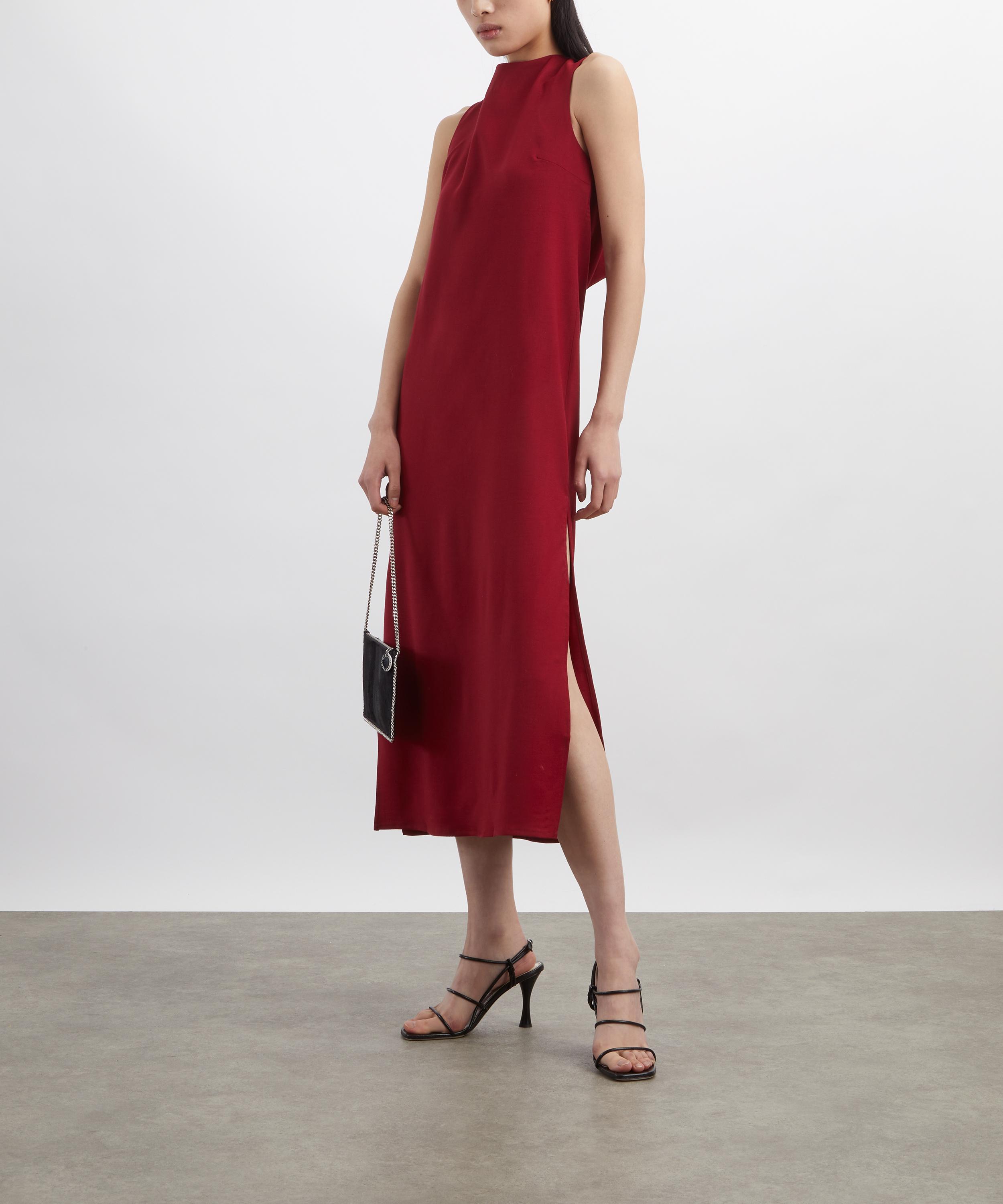 AKYN - Kayla Red Cowl-Back Dress image number 1