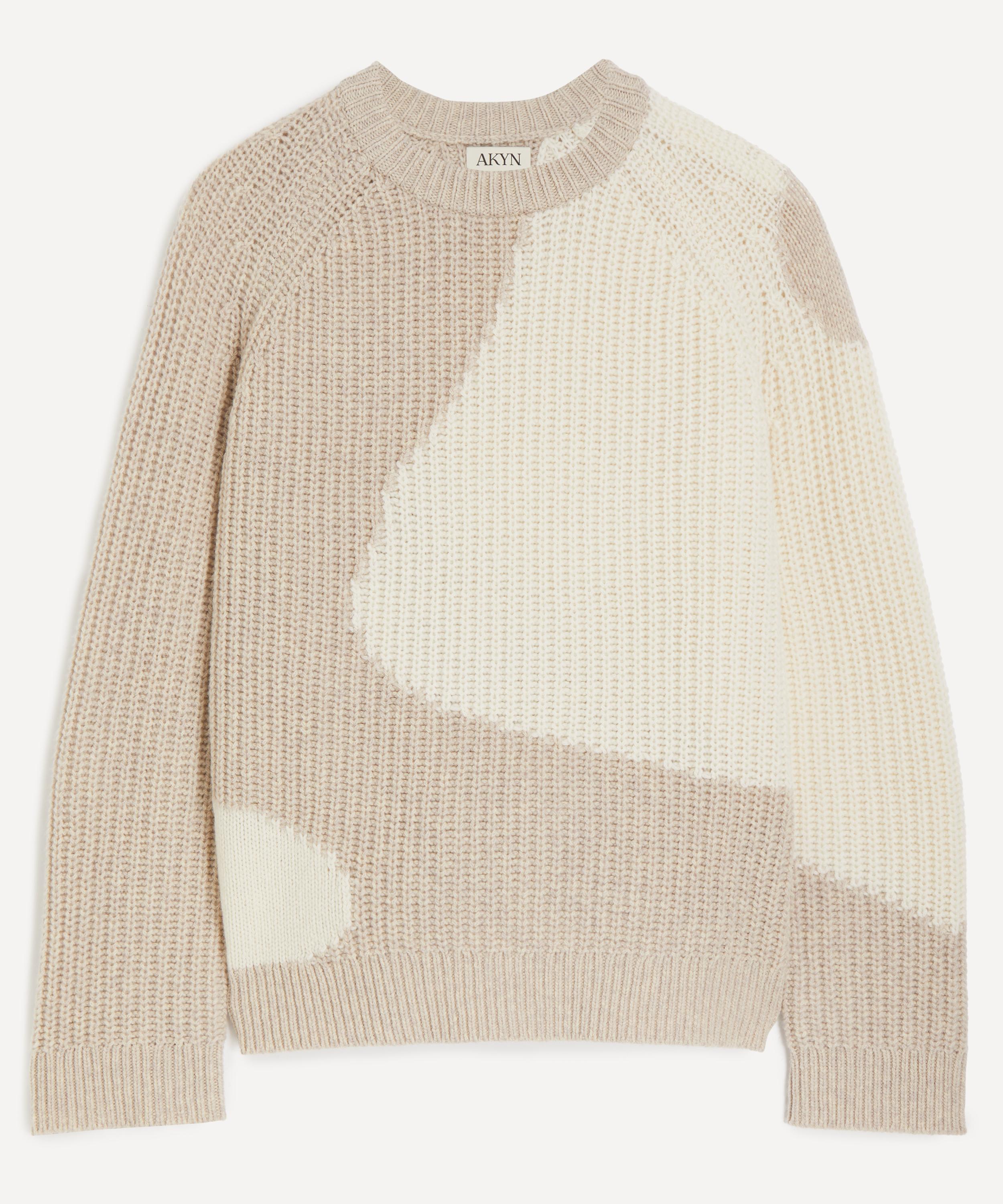 AKYN - Remi Ivory-Oyster Wool Jumper