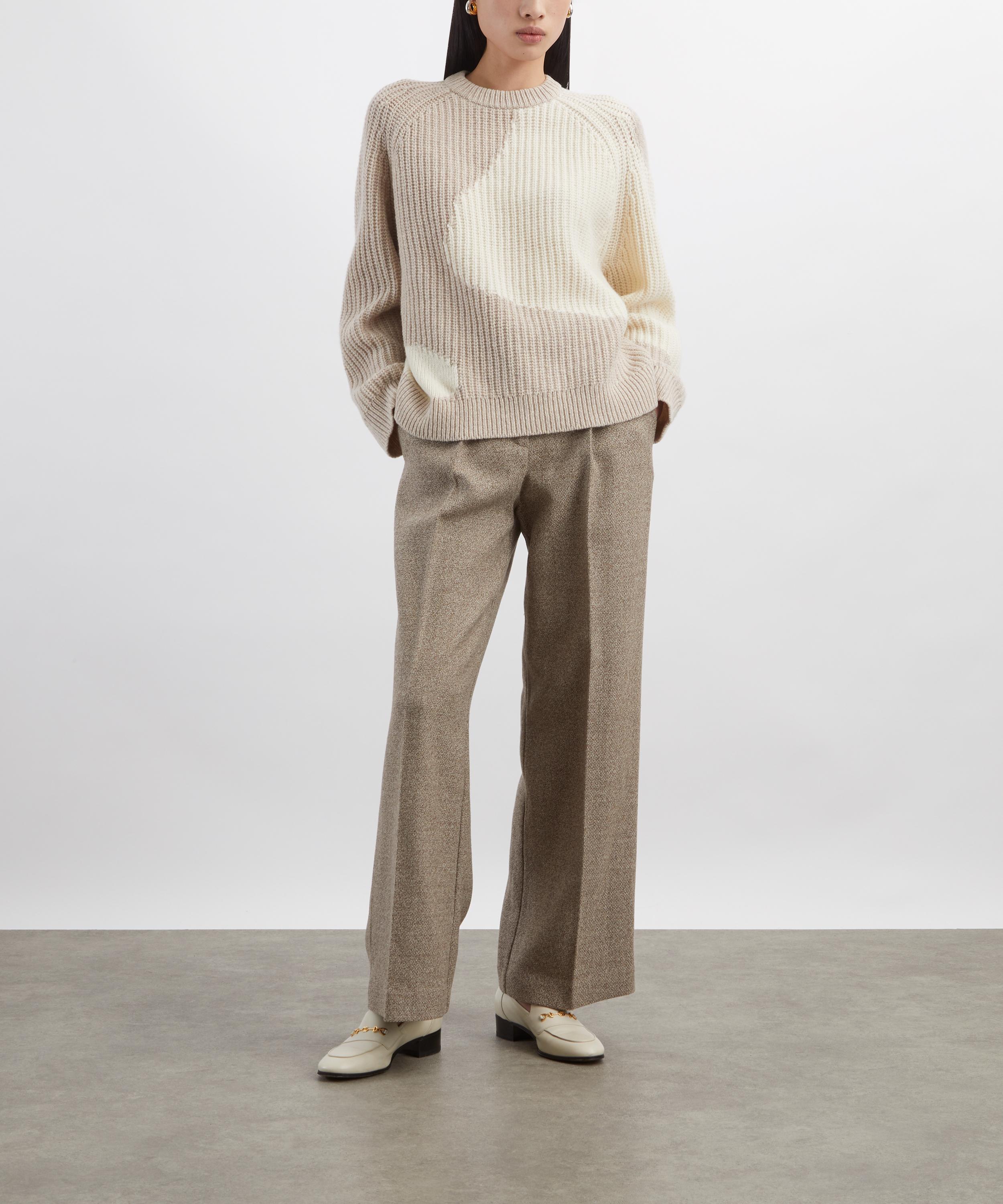 AKYN - Remi Ivory-Oyster Wool Jumper image number 1