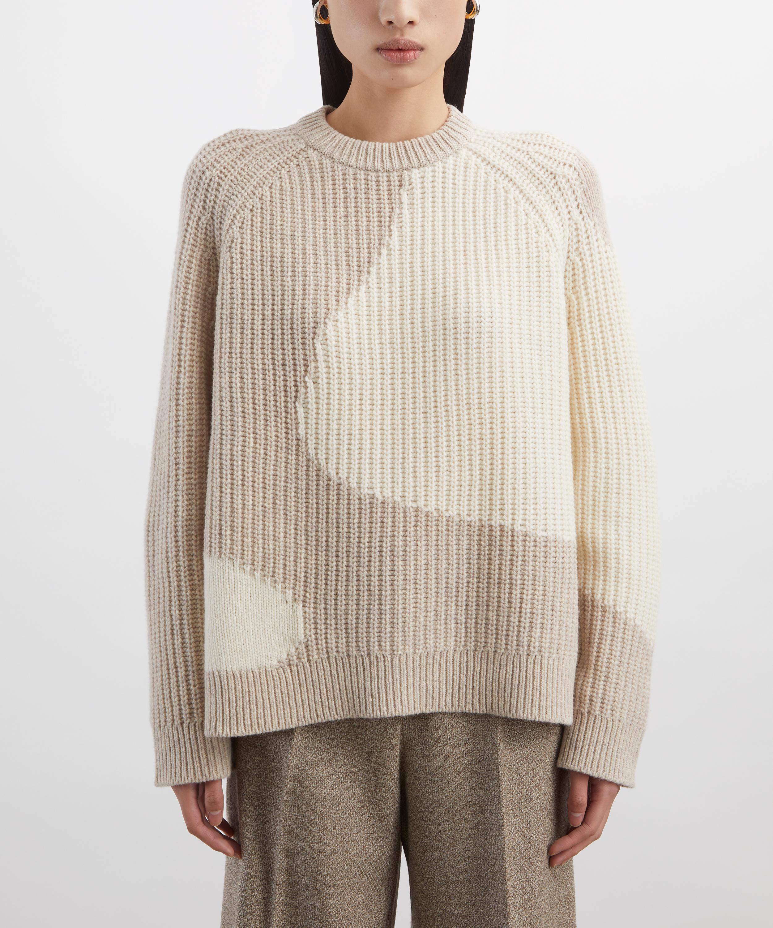 AKYN - Remi Ivory-Oyster Wool Jumper image number 2