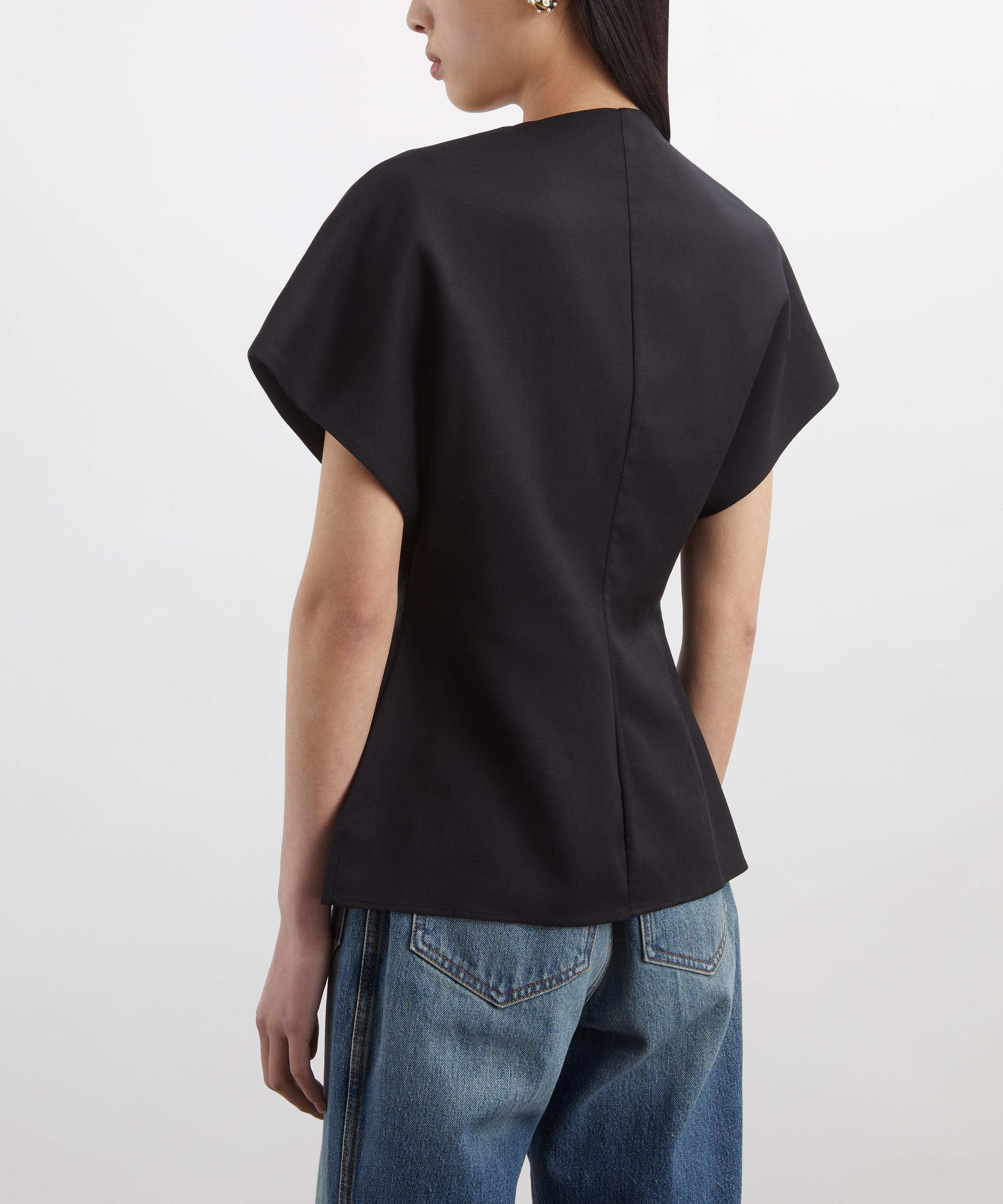 AKYN - Lily Black Wrap Top image number 3