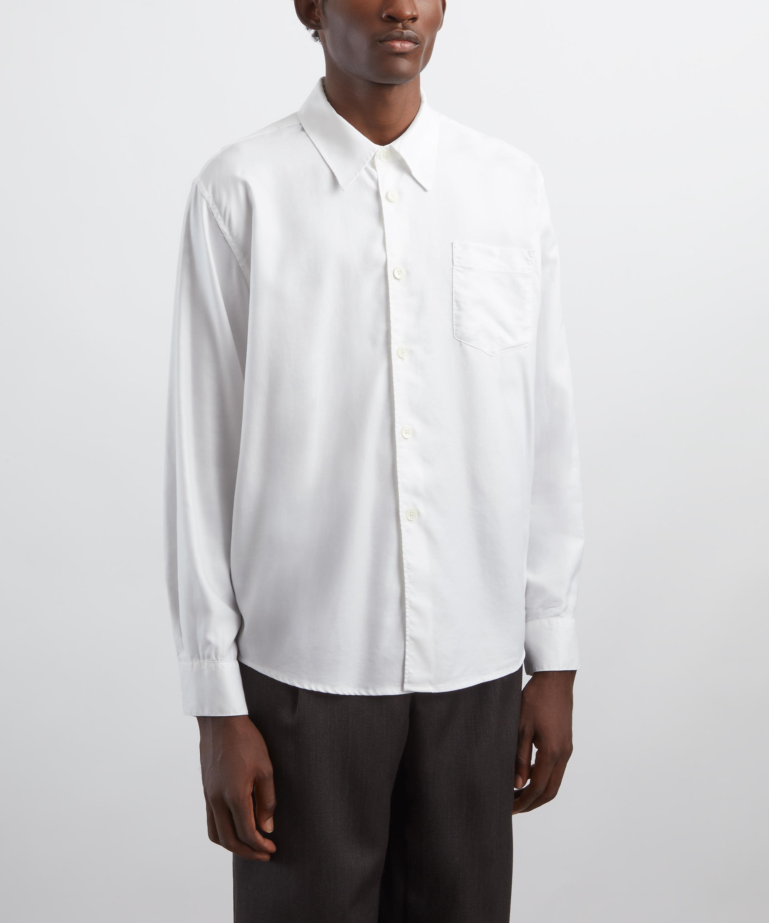 Our Legacy - Beyond Static White Liquid Oxford Shirt image number 2
