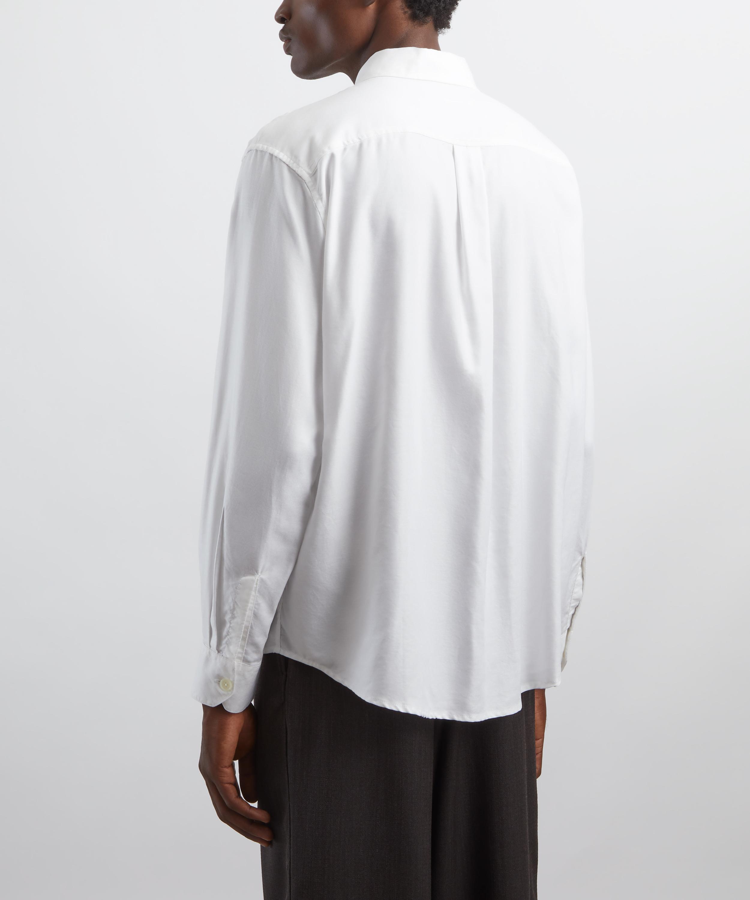 Our Legacy - Beyond Static White Liquid Oxford Shirt image number 3