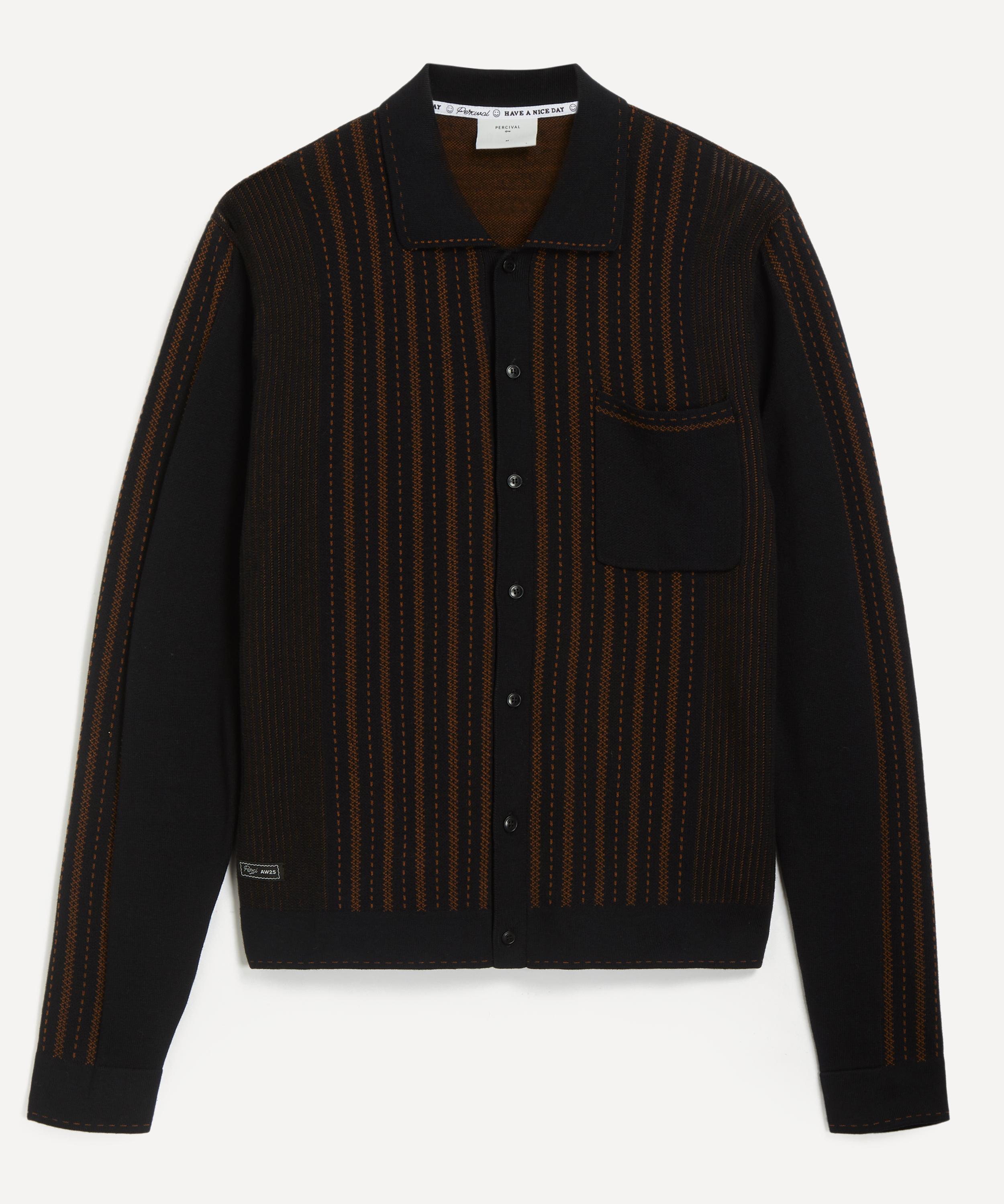 Percival - Appendix Long Sleeve Knitted Shirt image number 0