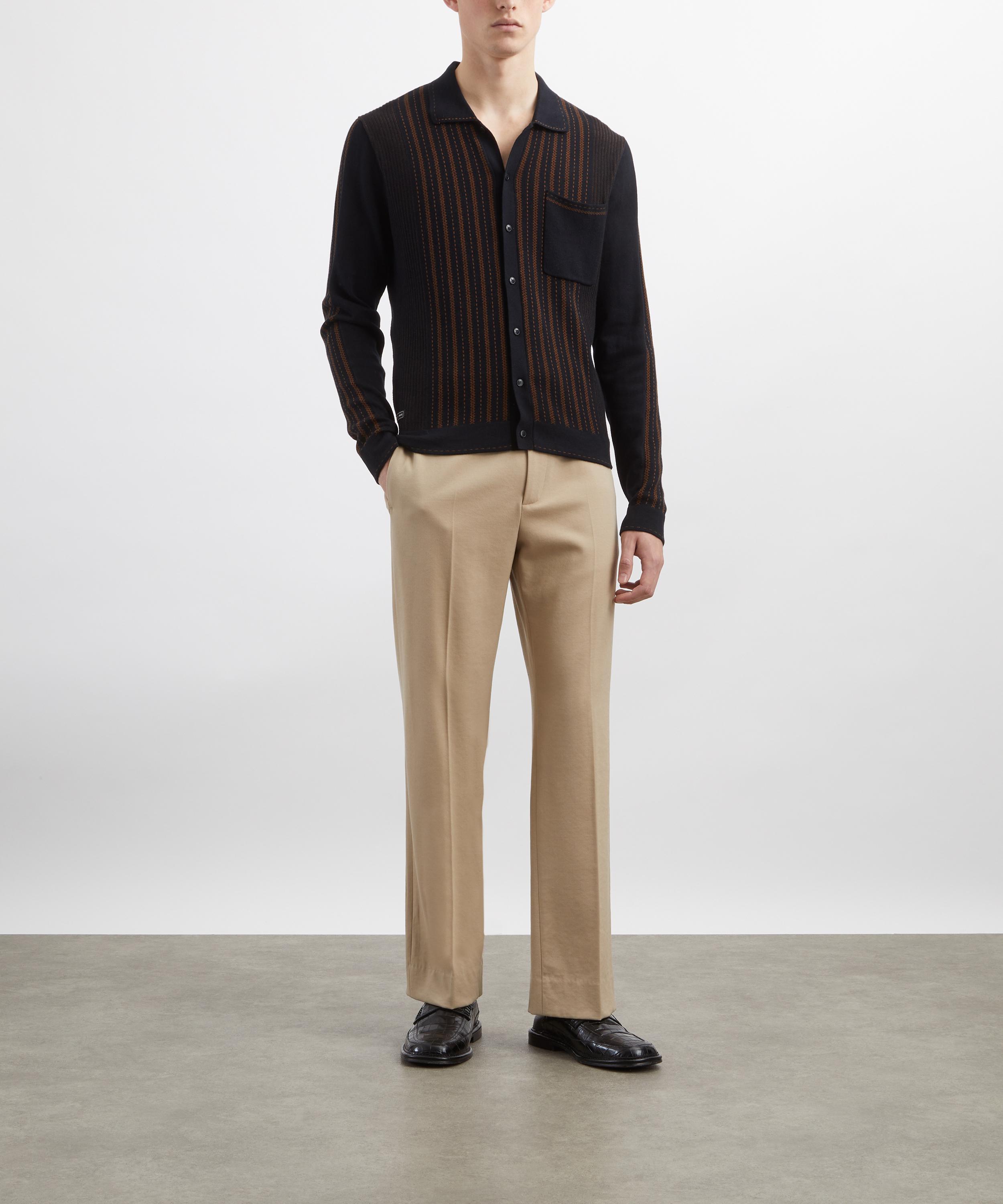 Percival - Appendix Long Sleeve Knitted Shirt image number 1