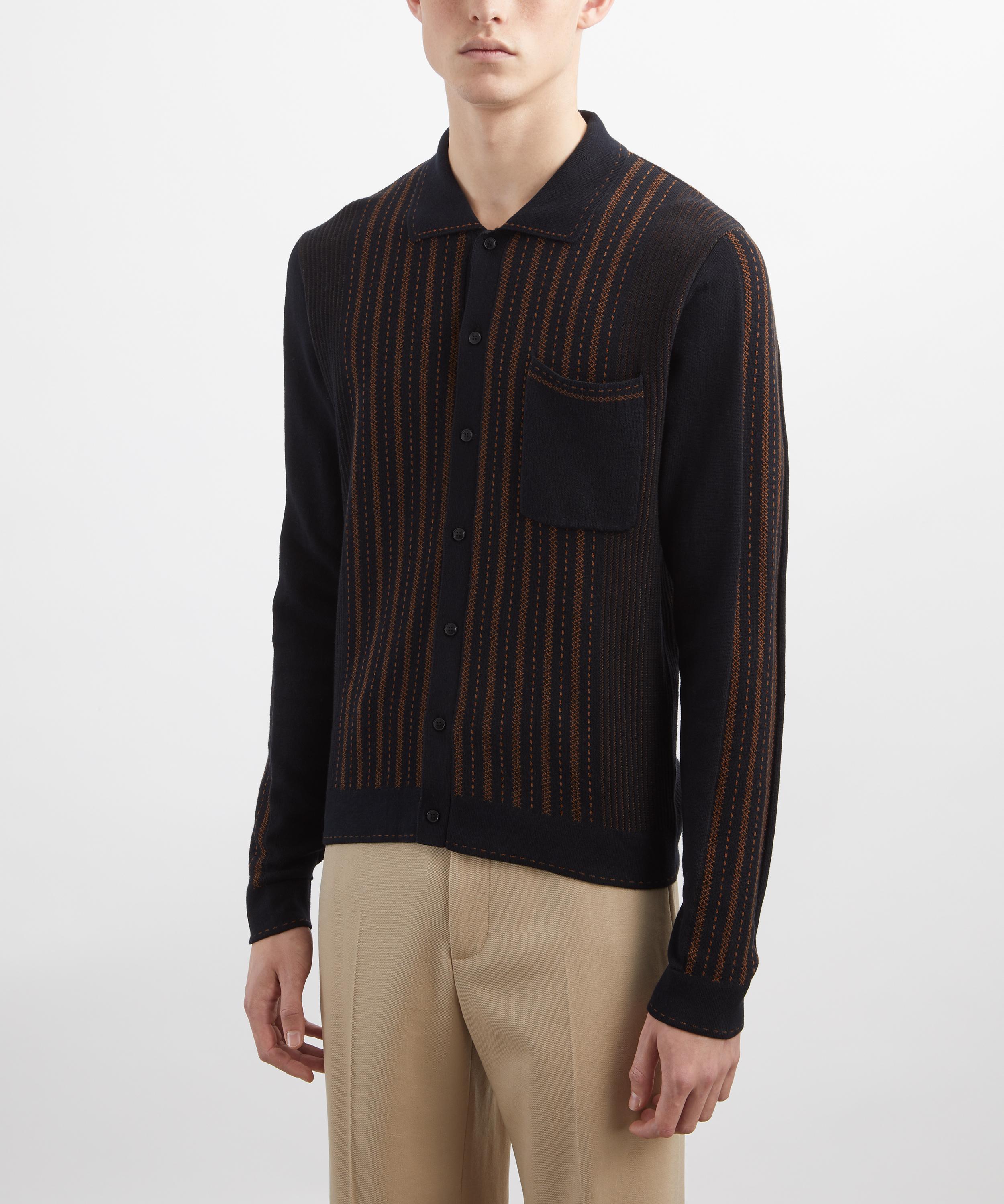 Percival - Appendix Long Sleeve Knitted Shirt image number 2